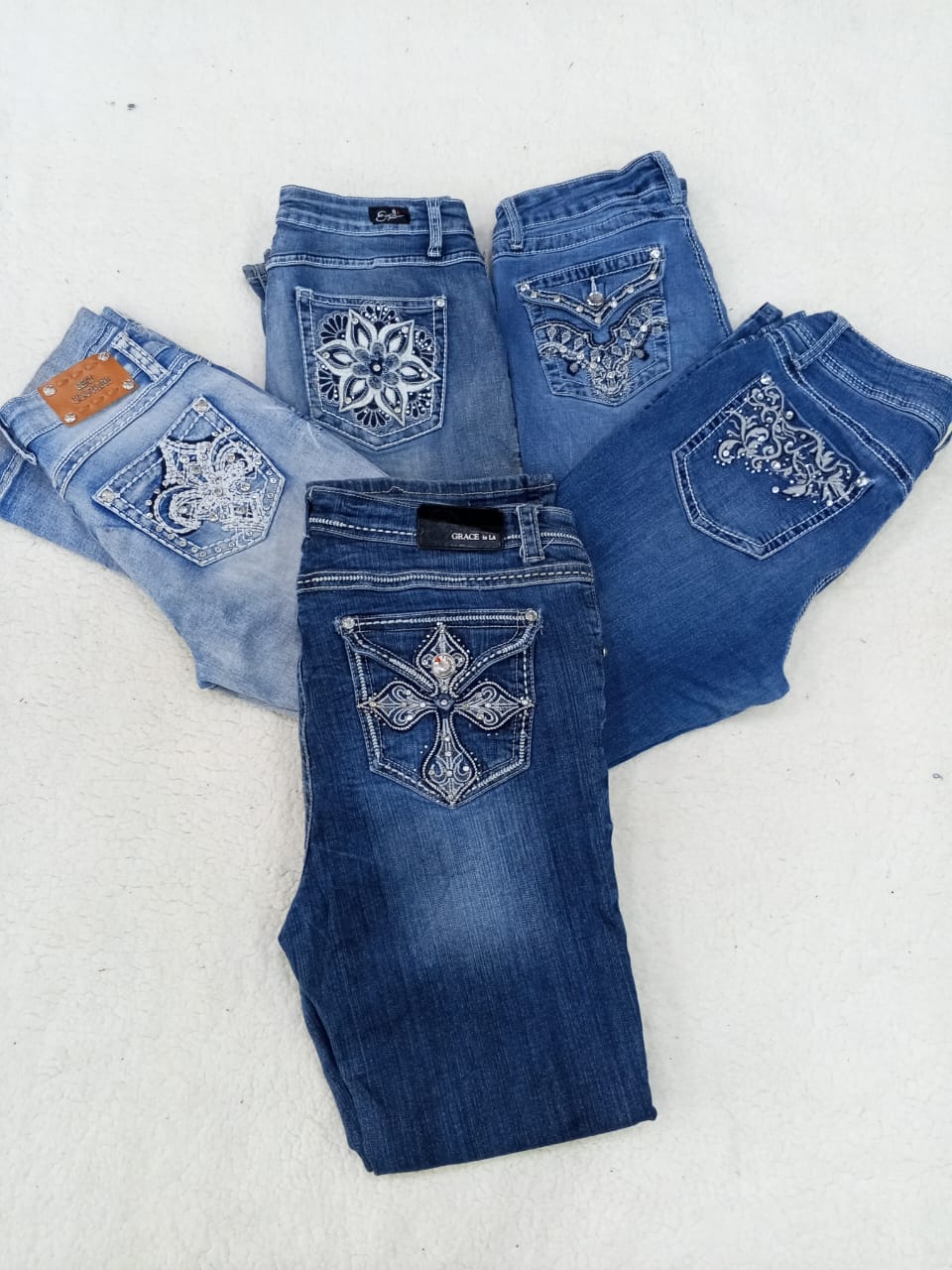 IQ0089 Y2k Briteny Era Mix Jeans - 15 Stück