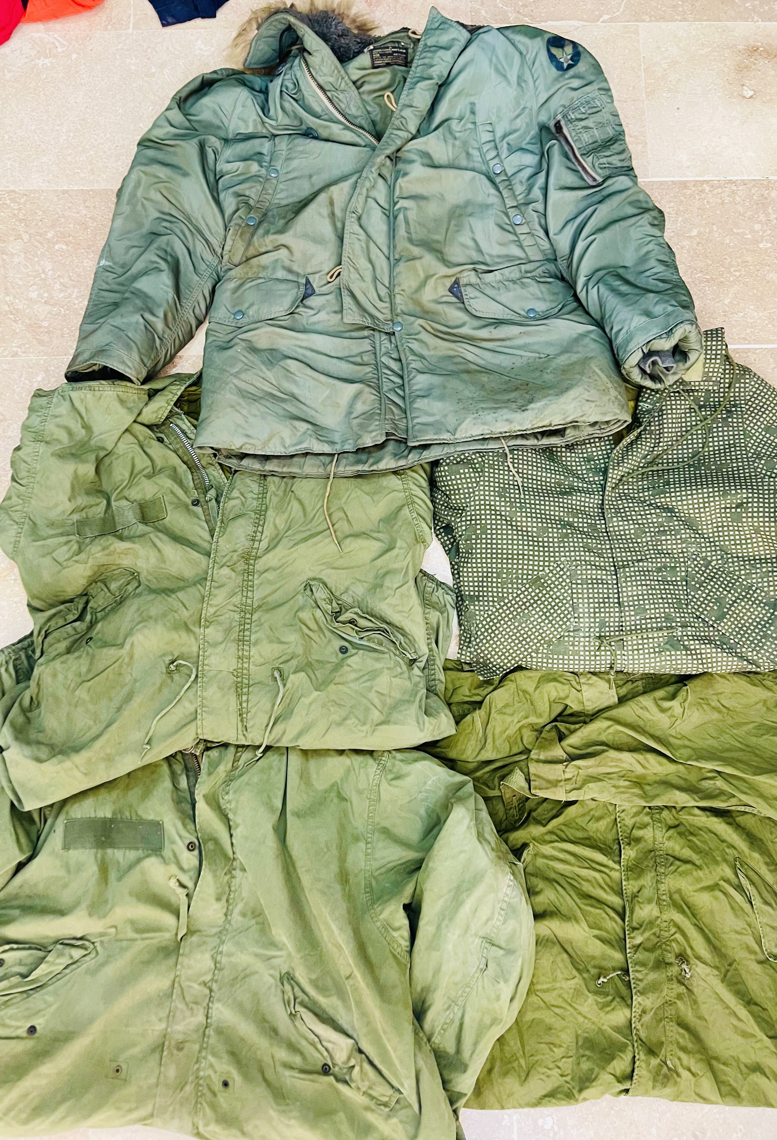 Fishtail Parka 7 Stück