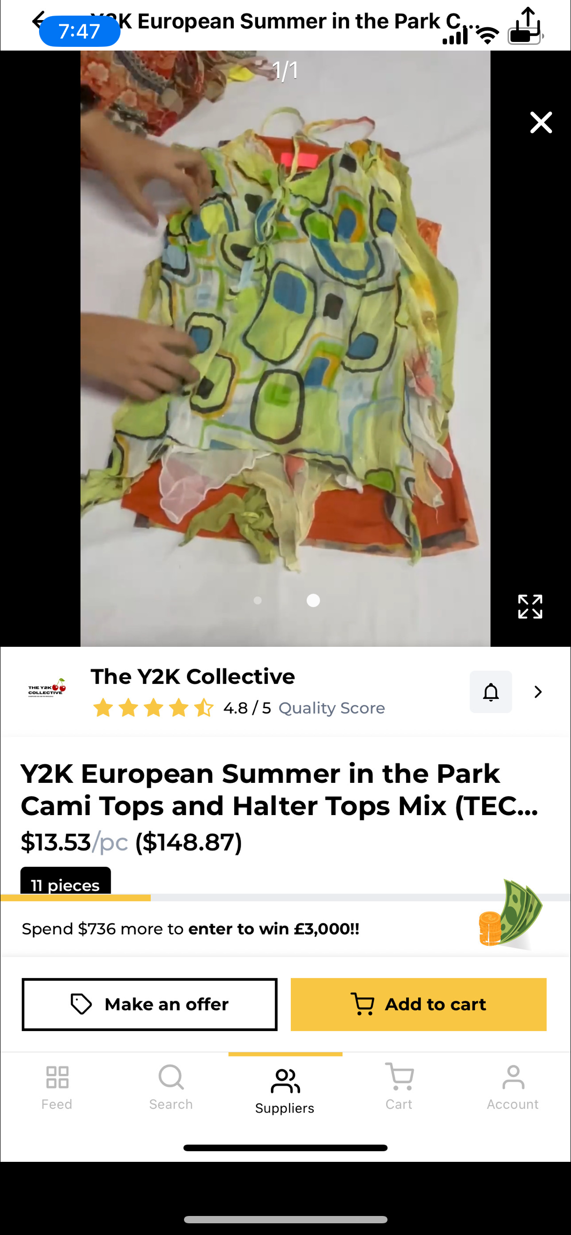 Selección personalizada de Tops Norah Y2K Parte 1