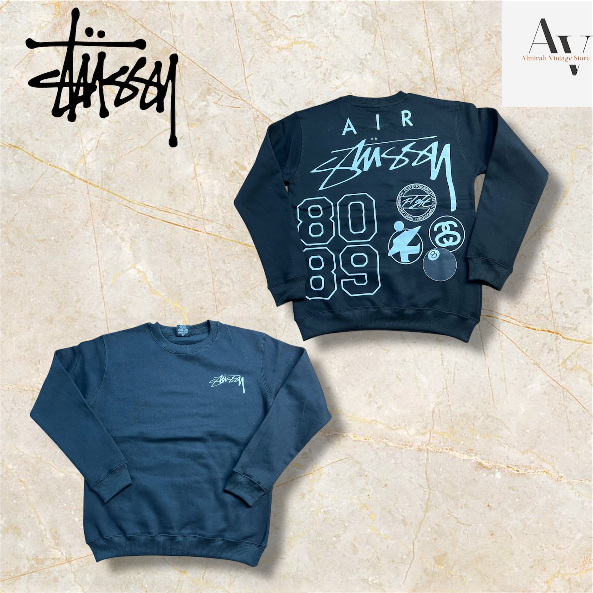 Sudaderas Nike X Stussy estilo rework de Stussy
