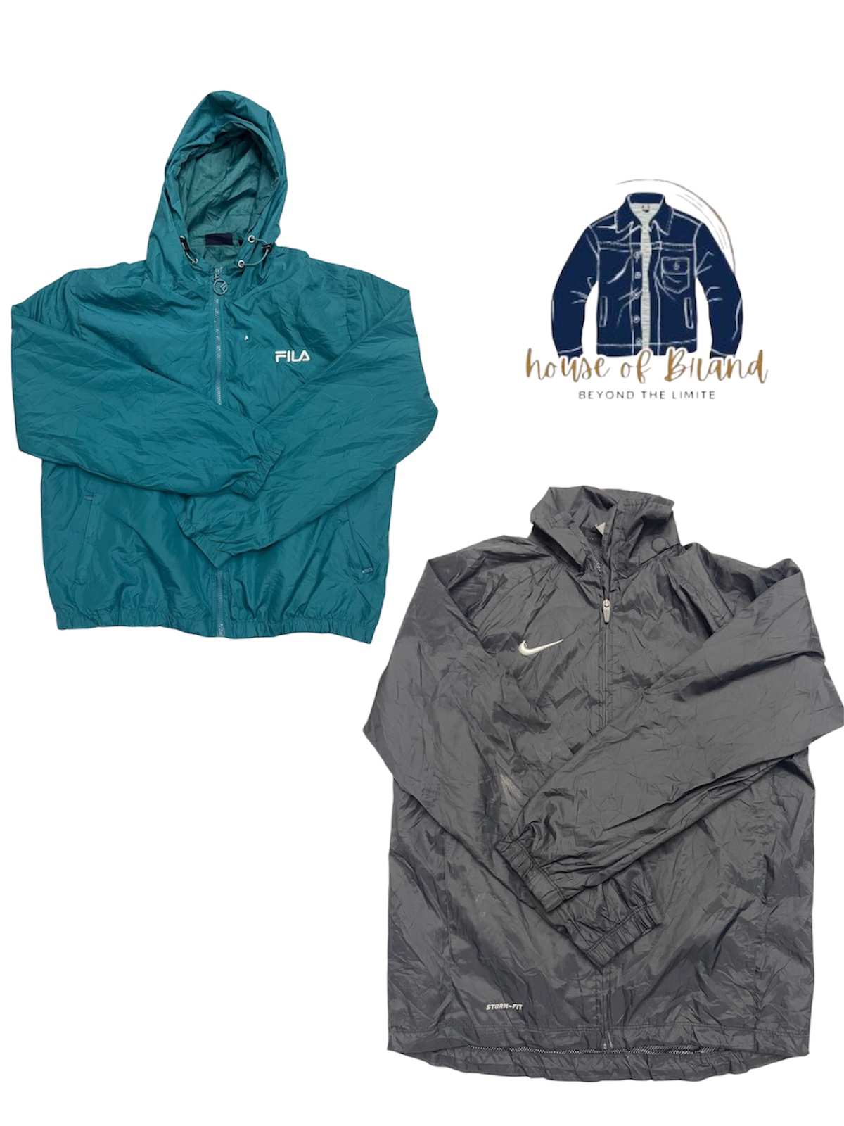 Nike and Fila Wind Breaker