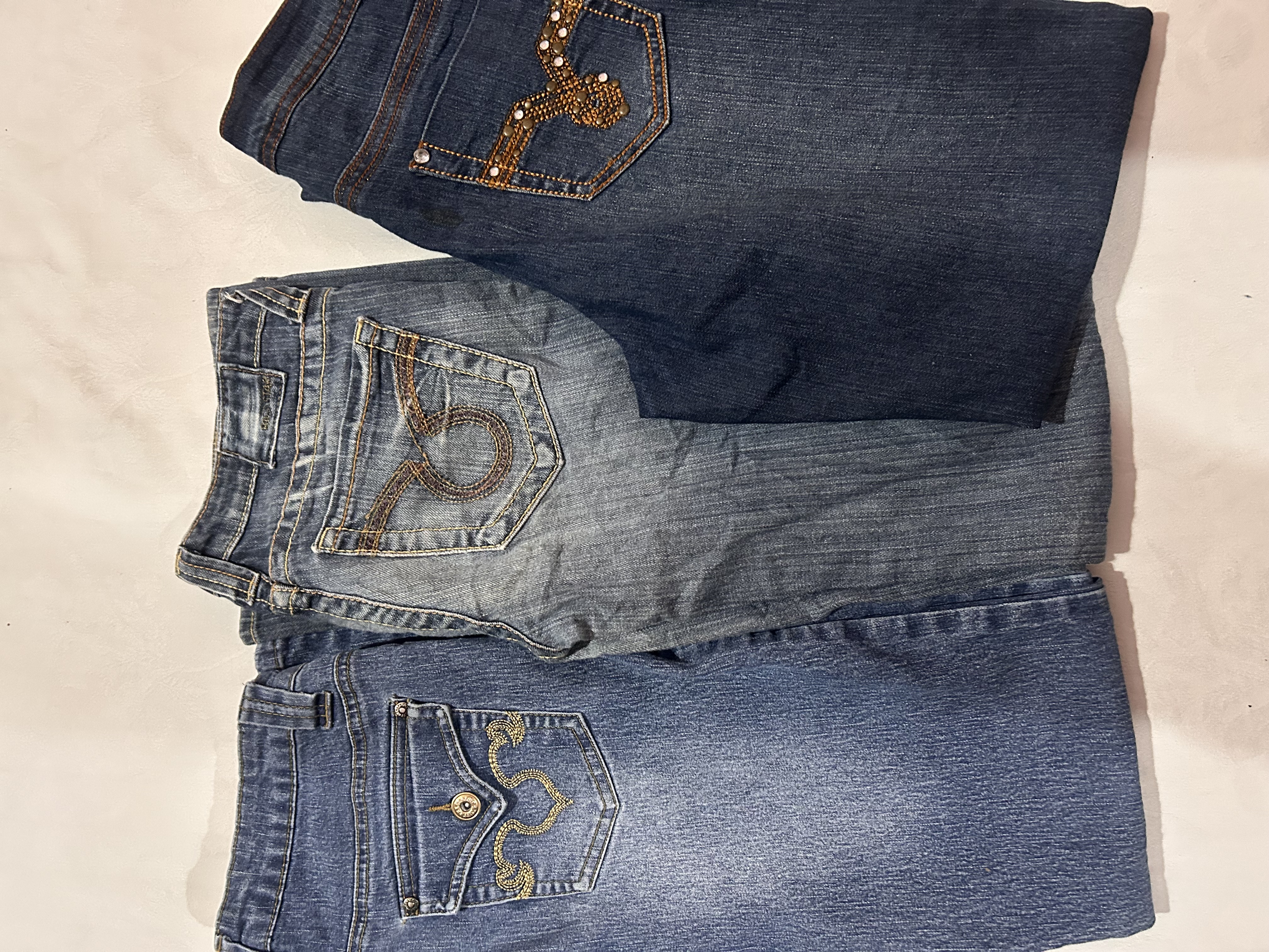 Y2k fashion flare jeans - 14 pcs