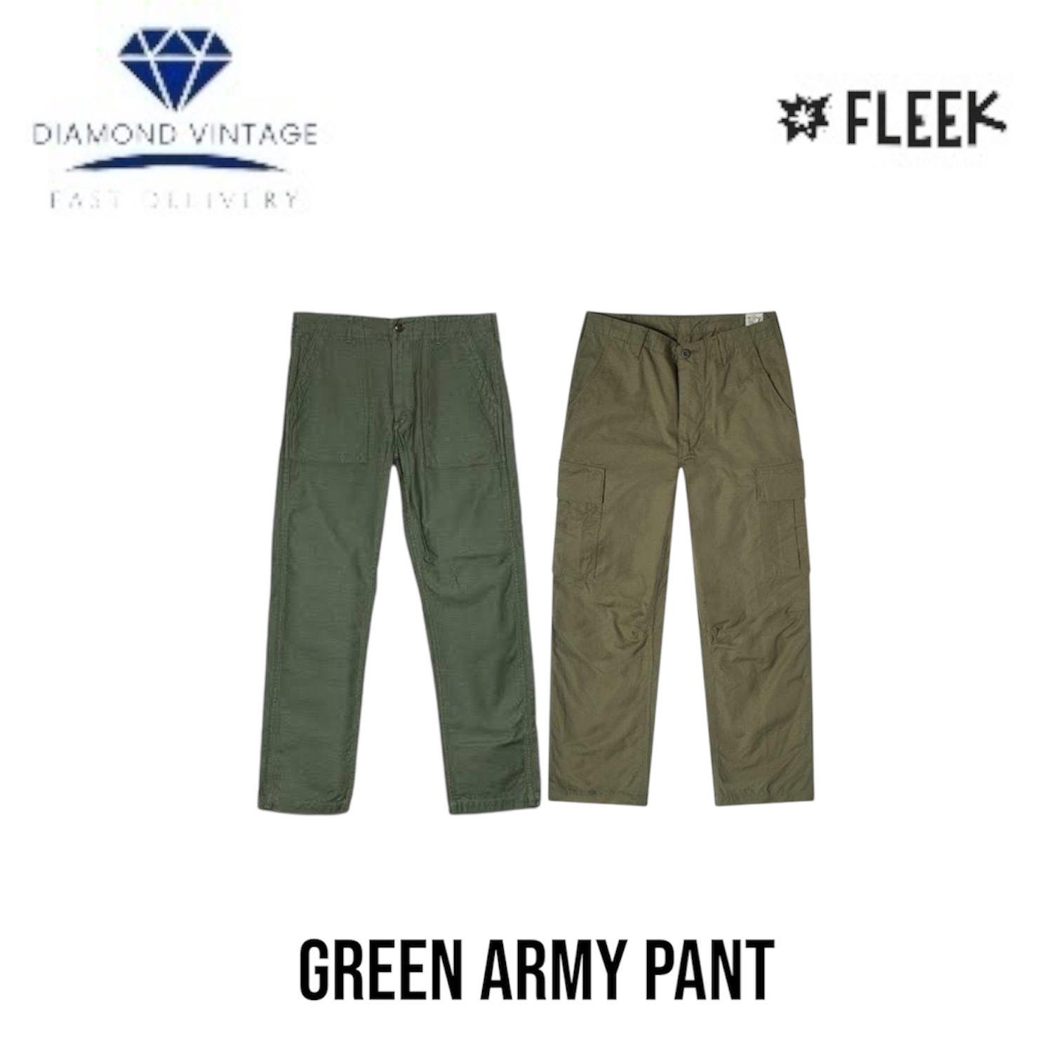 Green army pant 20pcs (DV-5-153)