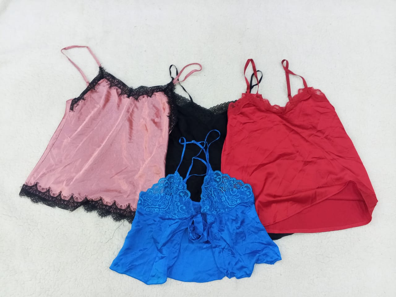 IQ0096 Y2k Mini Slip Top - 08 Pezzi