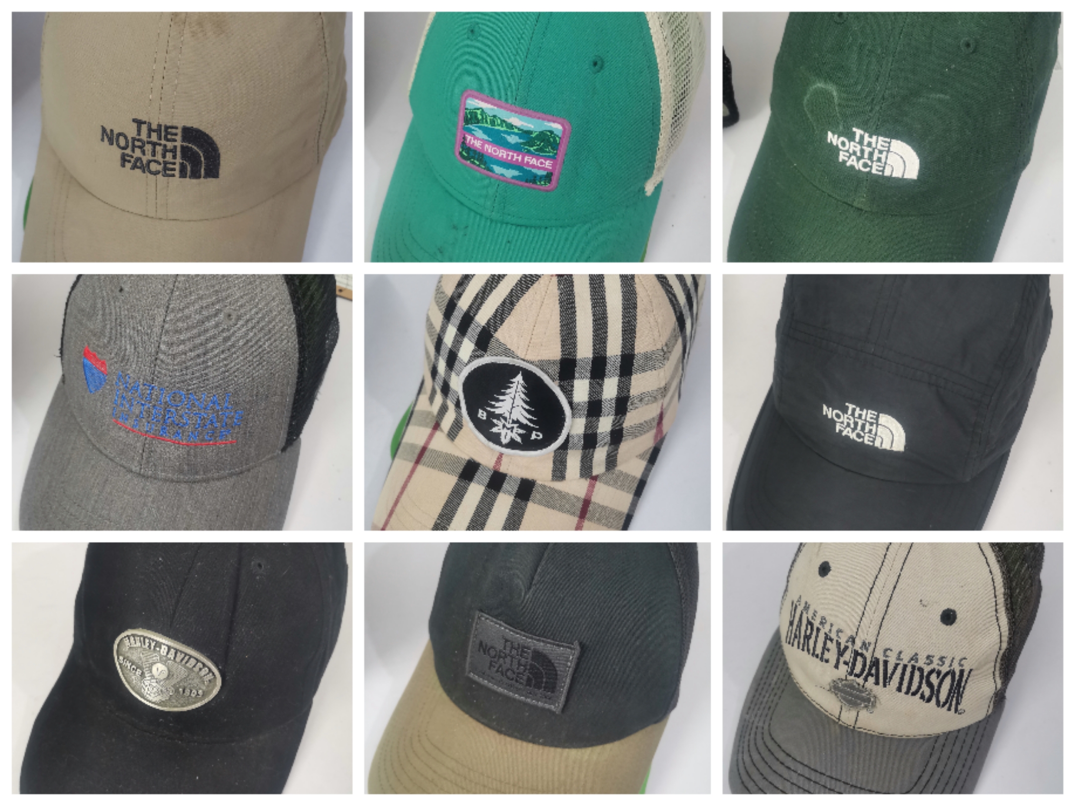 10倍プレミアムハットバンドル | North Face、Harley-Davidson、Burberry | ストリートウェア、アウトドア、ヴィンテージ、Y2K