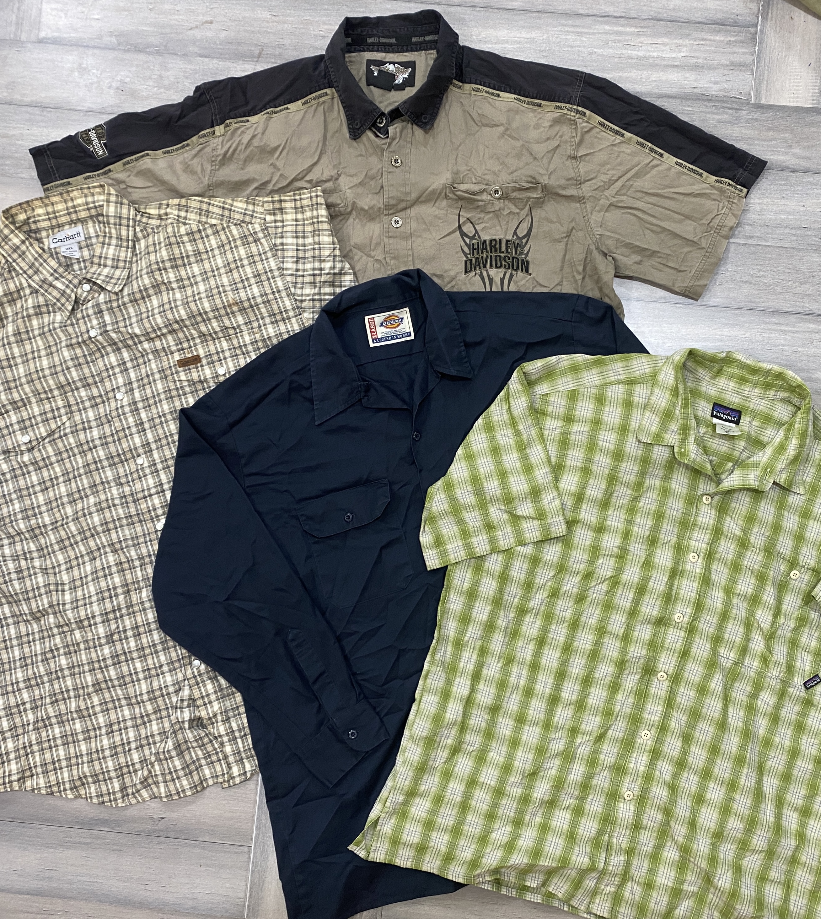 SD0126 - Camicie a maniche lunghe da uomo di vari marchi - 50 pezzi