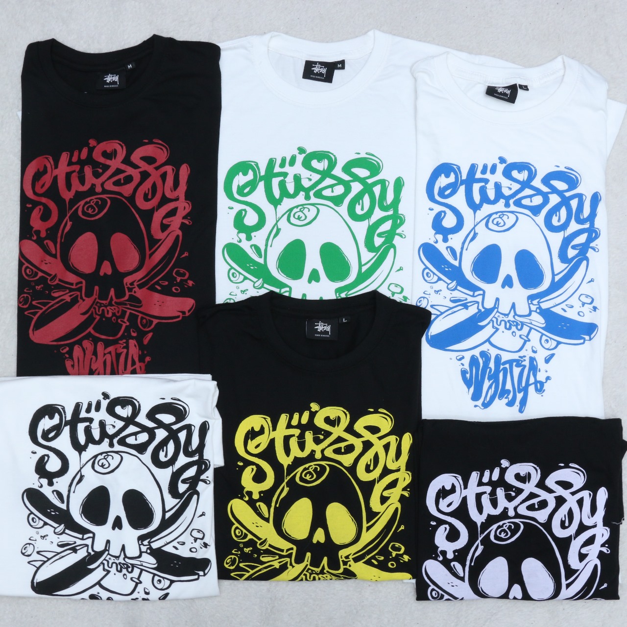 CV0159 Rework Style Stussy T-shirts