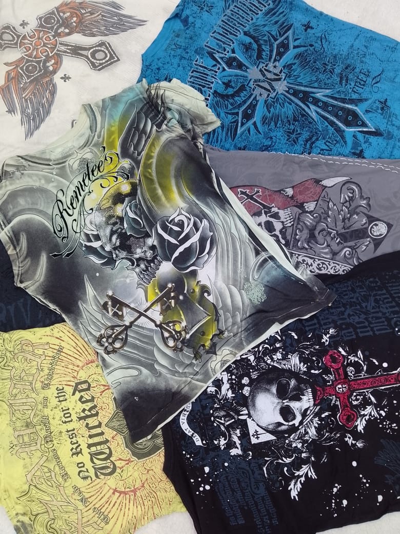 CR4402 Skull T-shirts - 30 Pcs