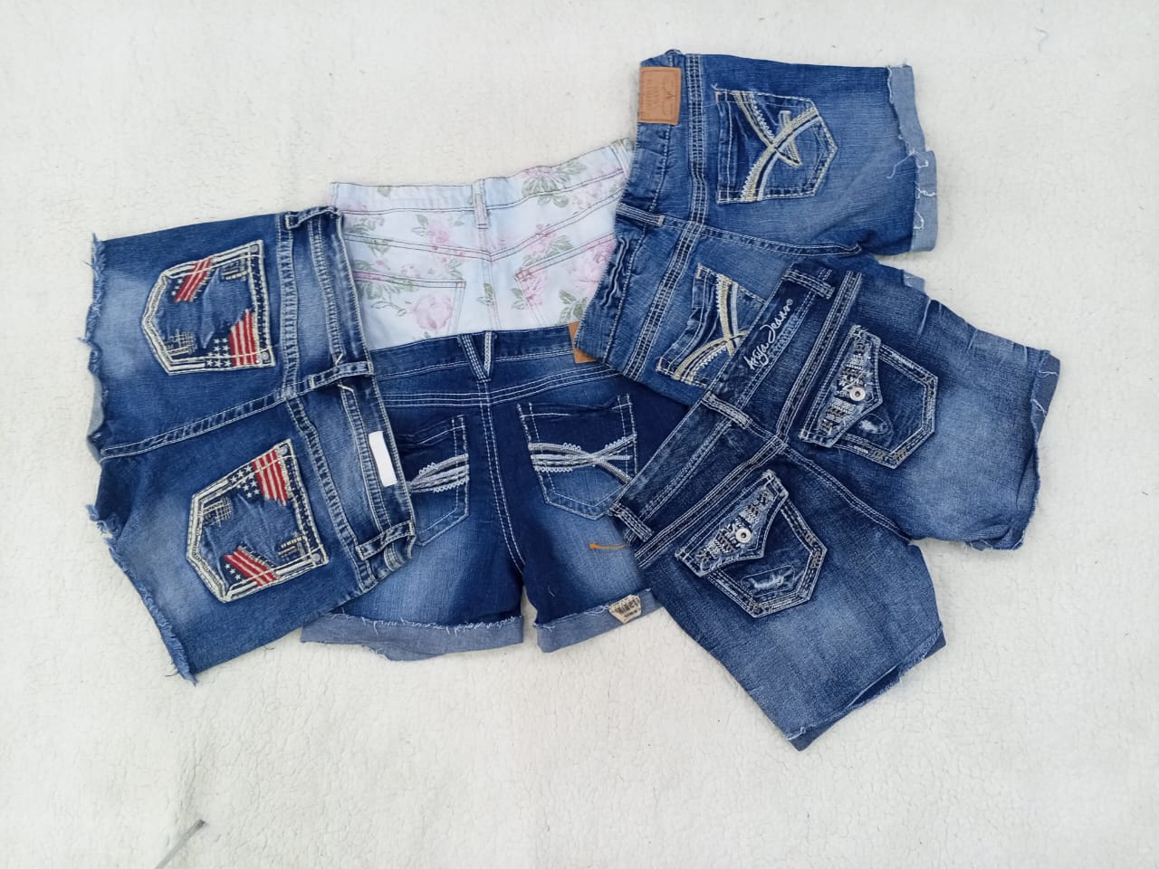 IQ0102 Y2k Streetwear style mini shorts
 - 12 Pieces