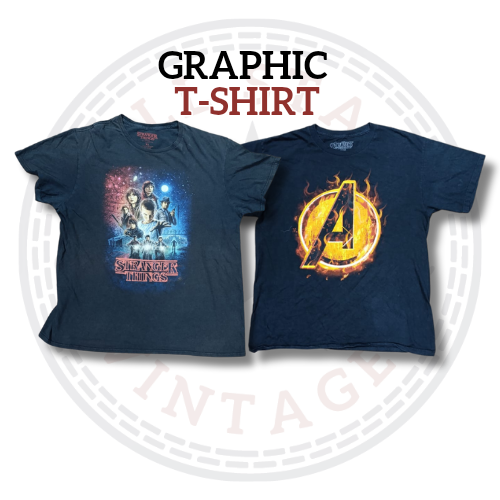 Gemischte Grafik-T-Shirts