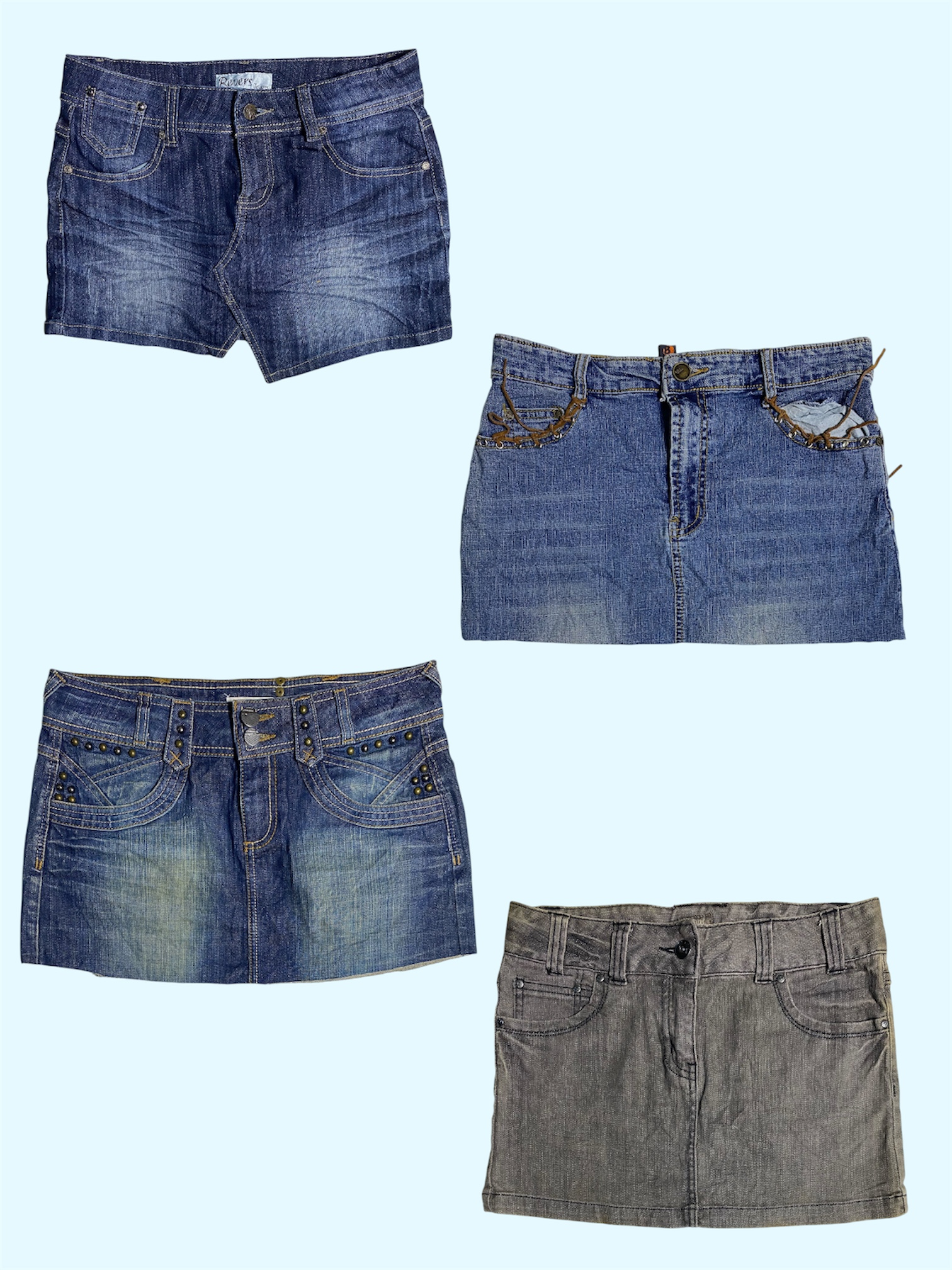 Mini Skirt Moodboard: Y2K Drop (TS-576)
