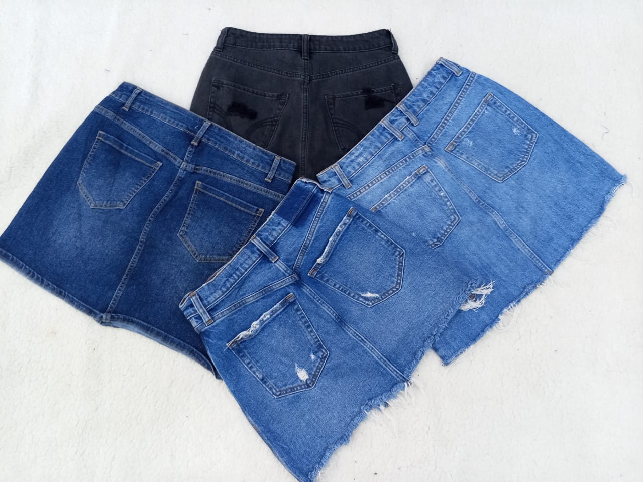 IQ0105 Y2k Sommerbekleidung Denim-Röcke - 08 Teile