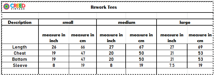 CV0164 Men’s Rework Style Stussy Inspired T-Shirts