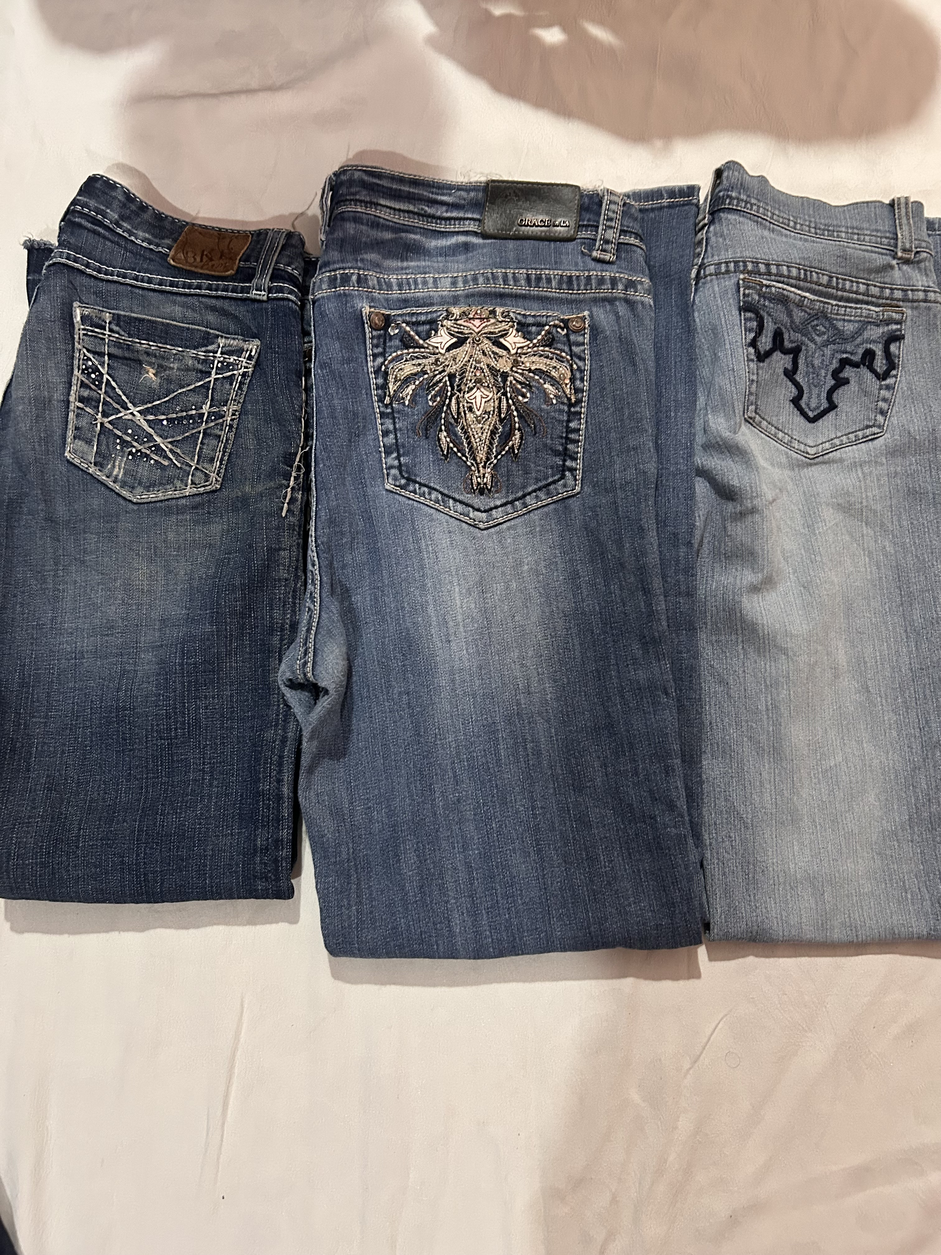 Y2k fashion flare jeans