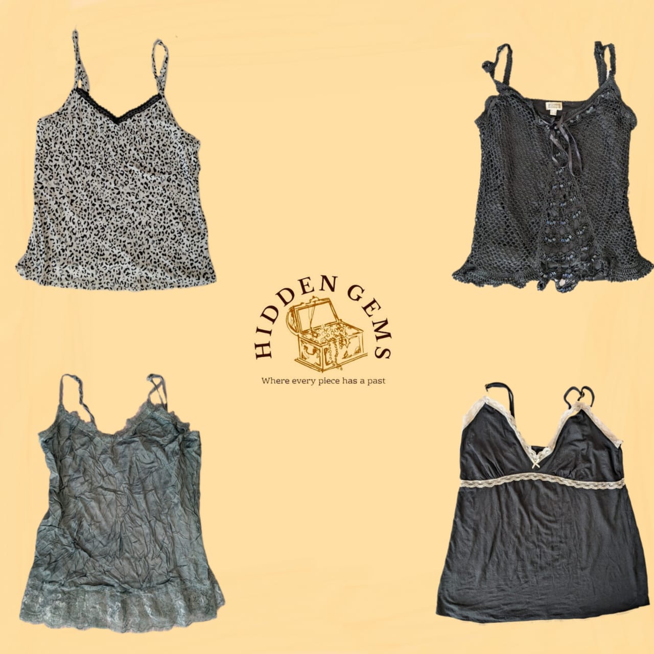 Y2K Prinzessinnen-Cami-Tops (HG-011)