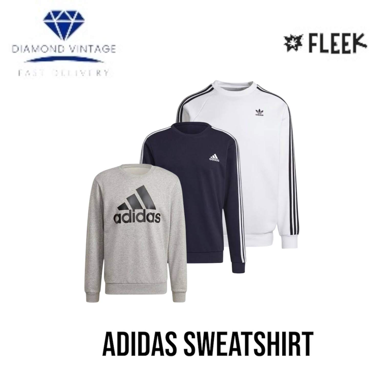 Adidas Sweashirts 10pcs (DV -5-174)