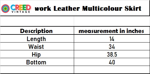 CV0168 Rework Leather Skirts