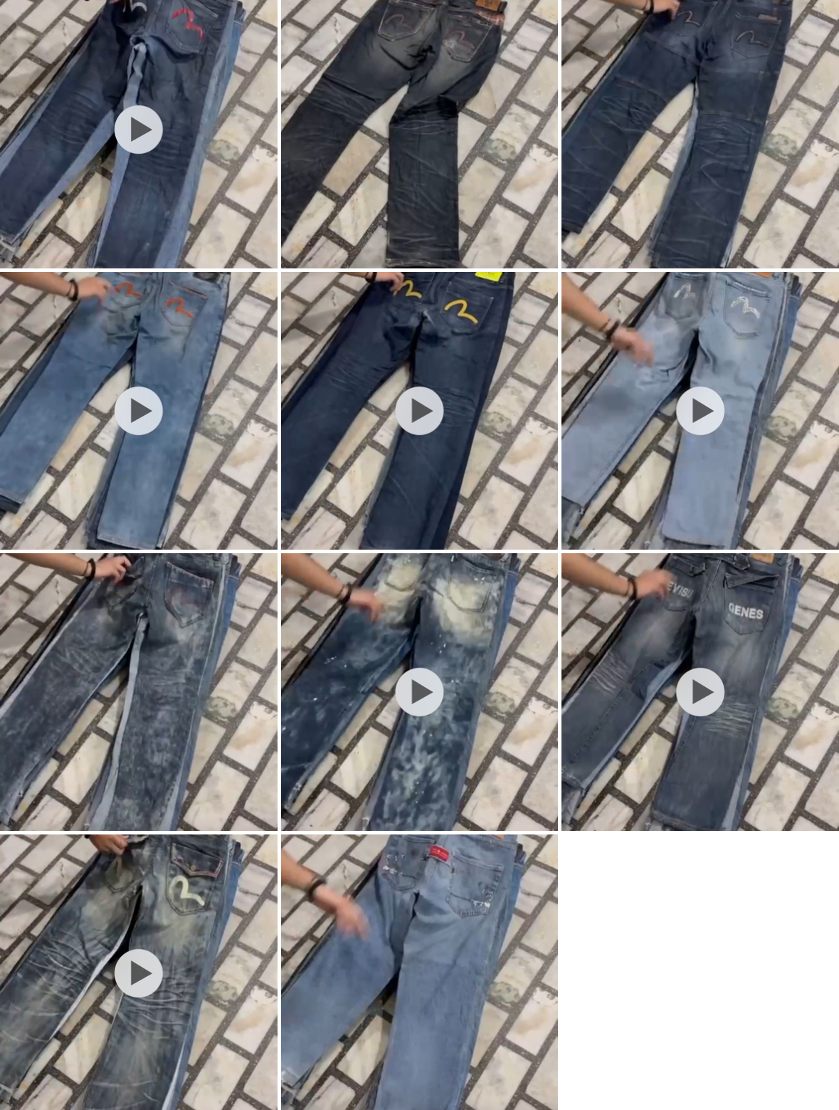 Custom handpick EVISU 13 PEC BUNDLE