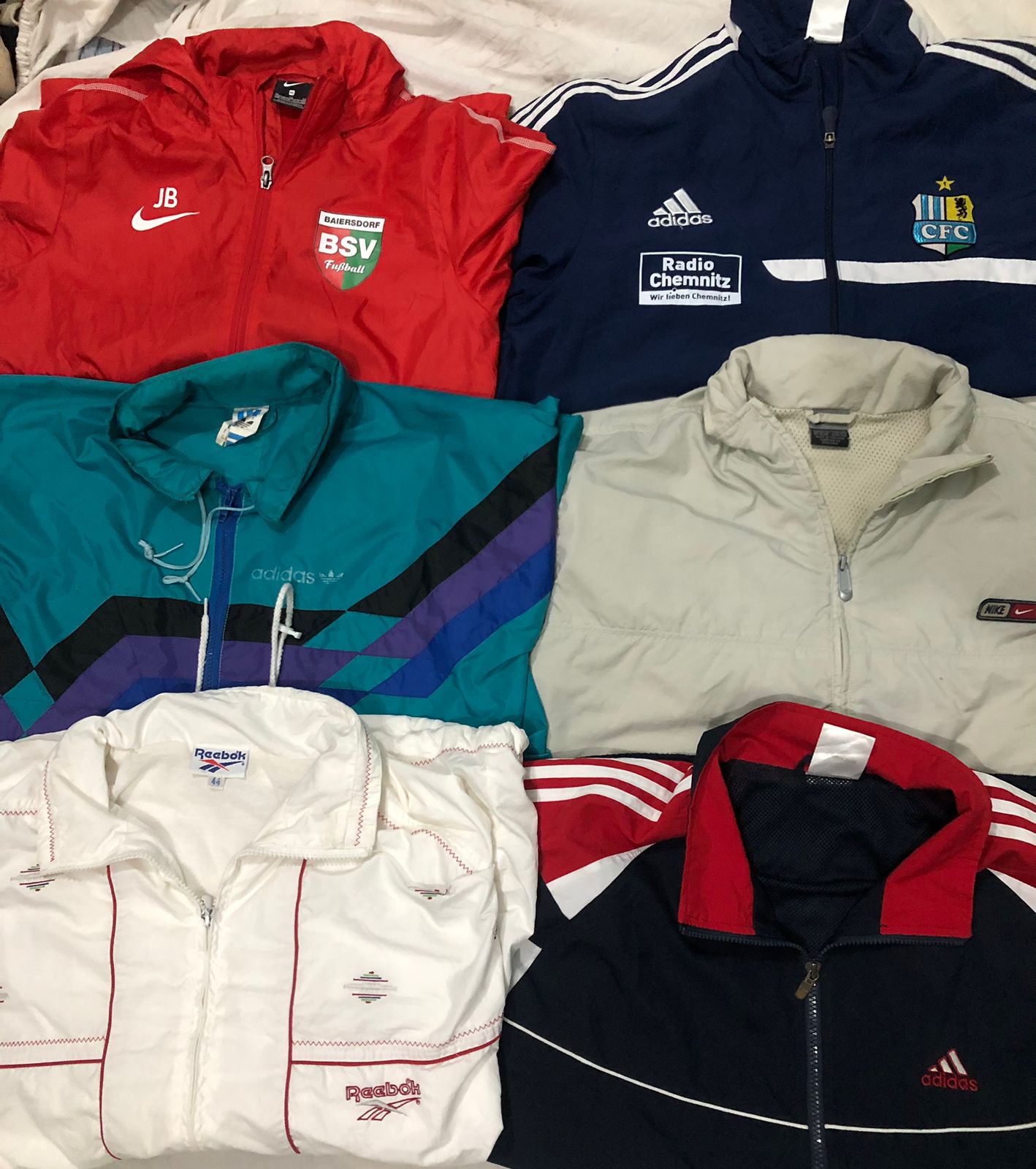 Vestes coupe-vent de club