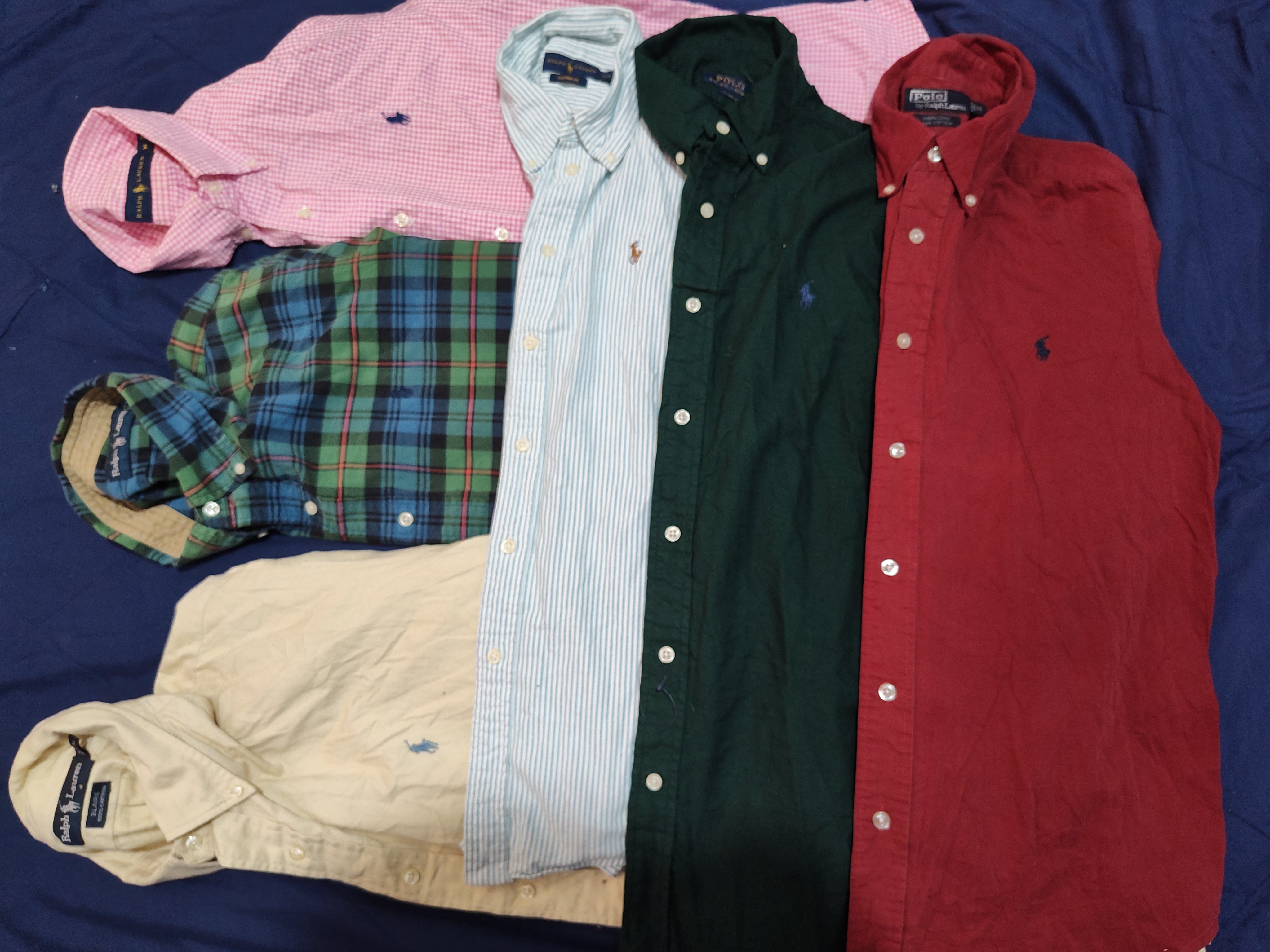 #02 Polo Ralph Lauren Button shirts 15 pcs