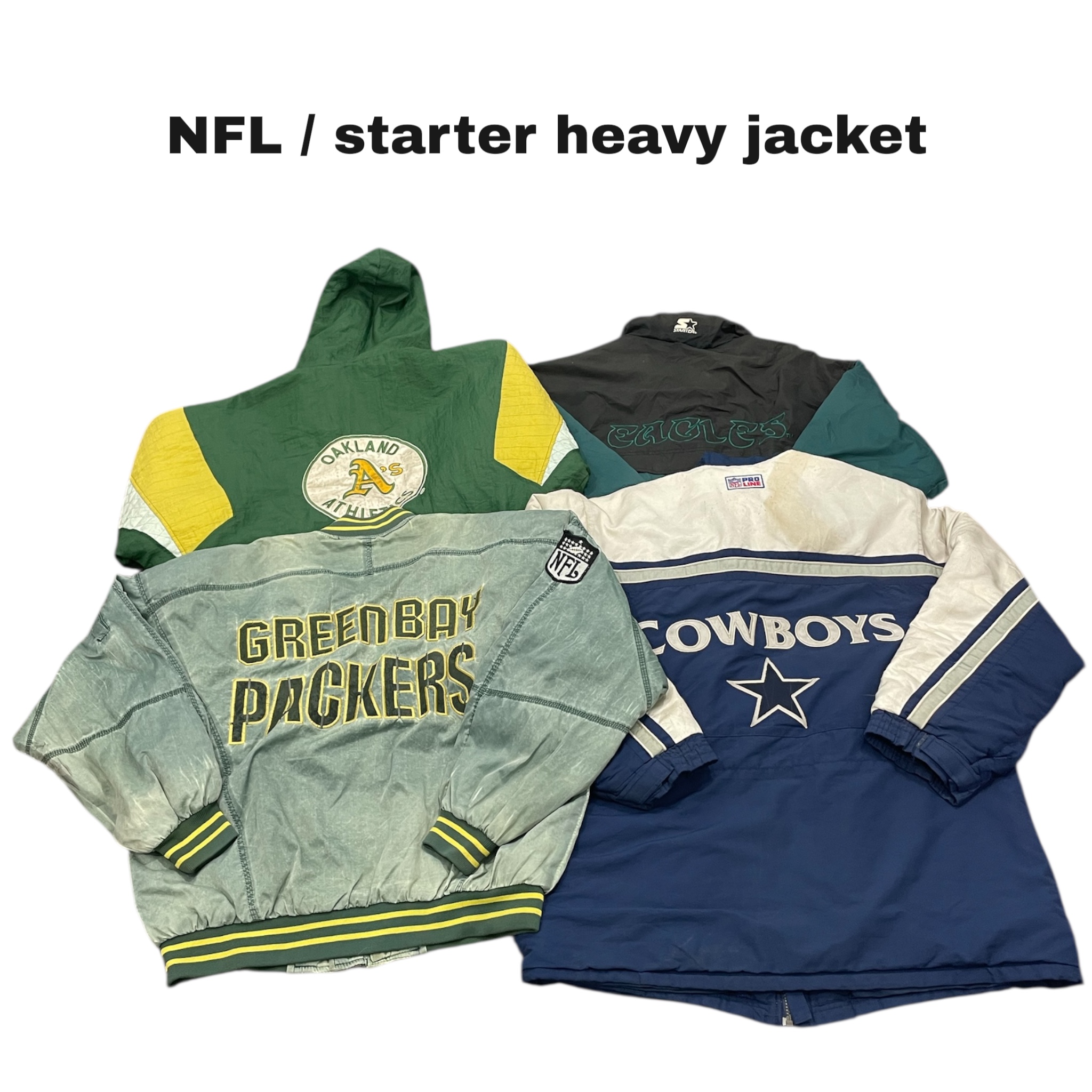 NFL - Starter Heavy Jacket 7x Teile Bundle