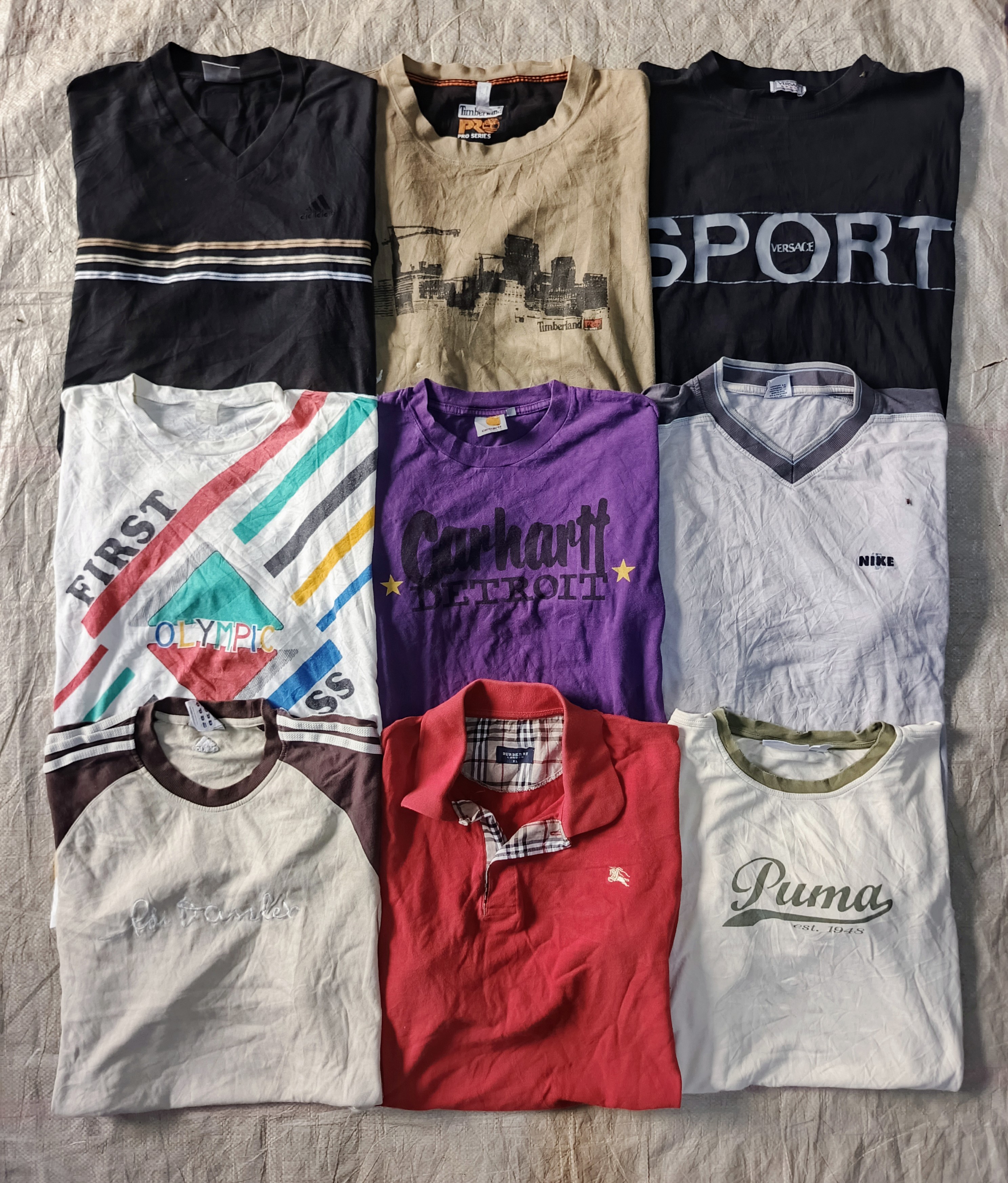 バーバリーとヴィンテージミックスTシャツ