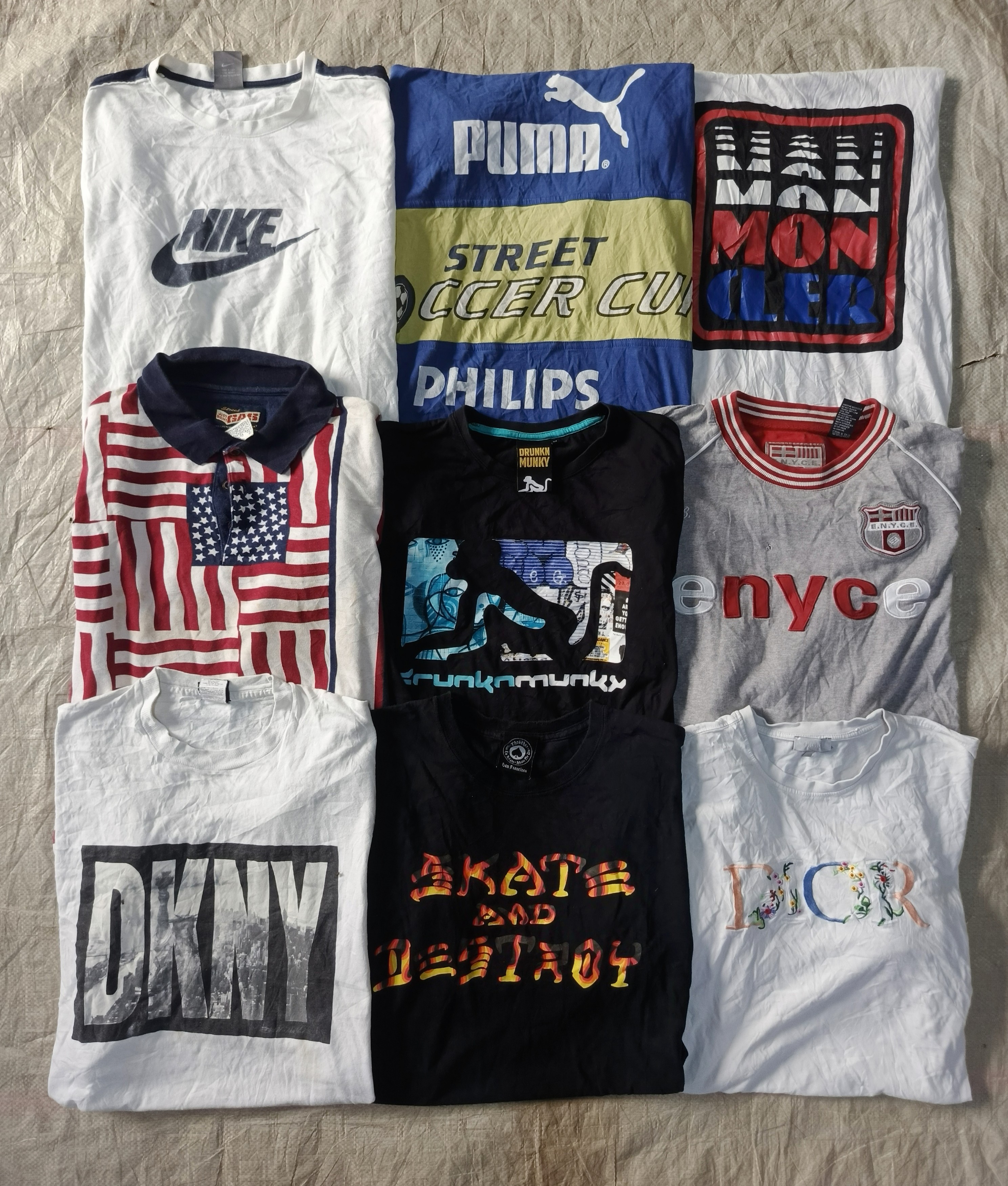 ヴェルサーチとヴィンテージミックスブランドのTシャツ
