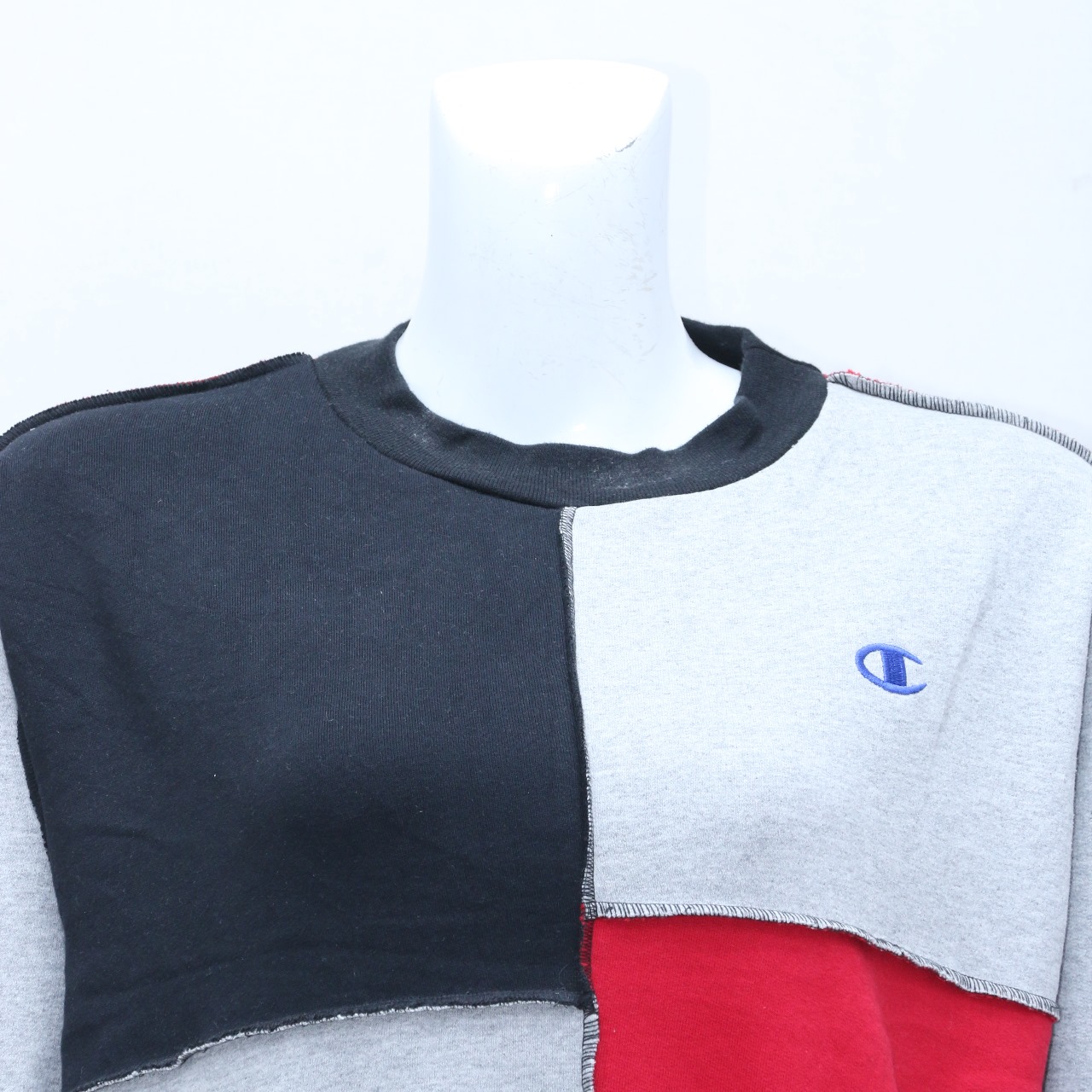 CV0180 Rework Quad Patch Sweatshirts - 20 Pcs