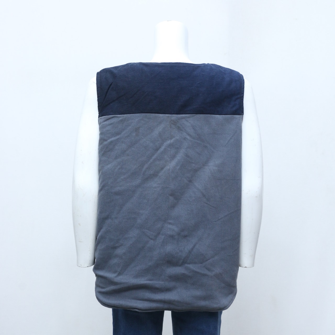 CV0188 Rework 2-Tone Denim Vest - 20 Pcs