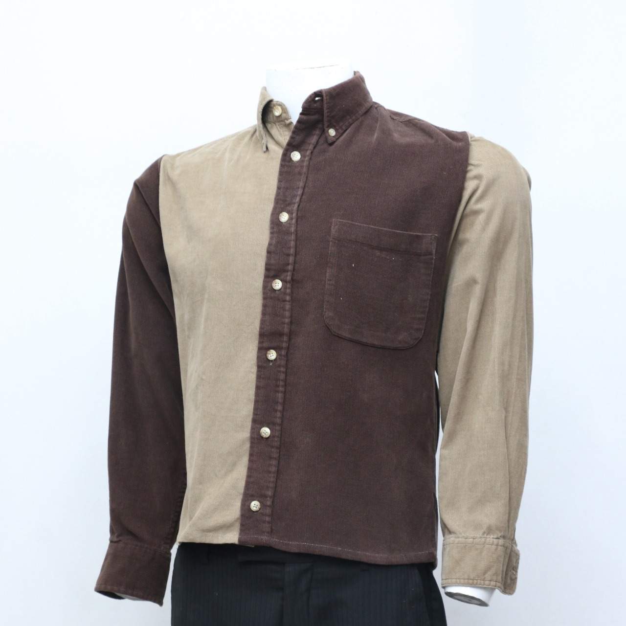 CV0189 Rework Halb & Halb Corduroy Hemden - 20 Stk.