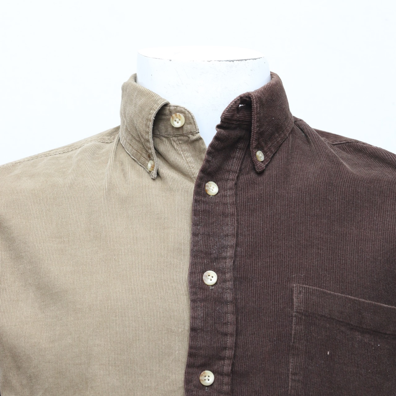 CV0189 Rework Halb & Halb Corduroy Hemden - 20 Stk.