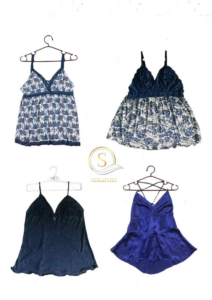 Y2K Blue Camisoles