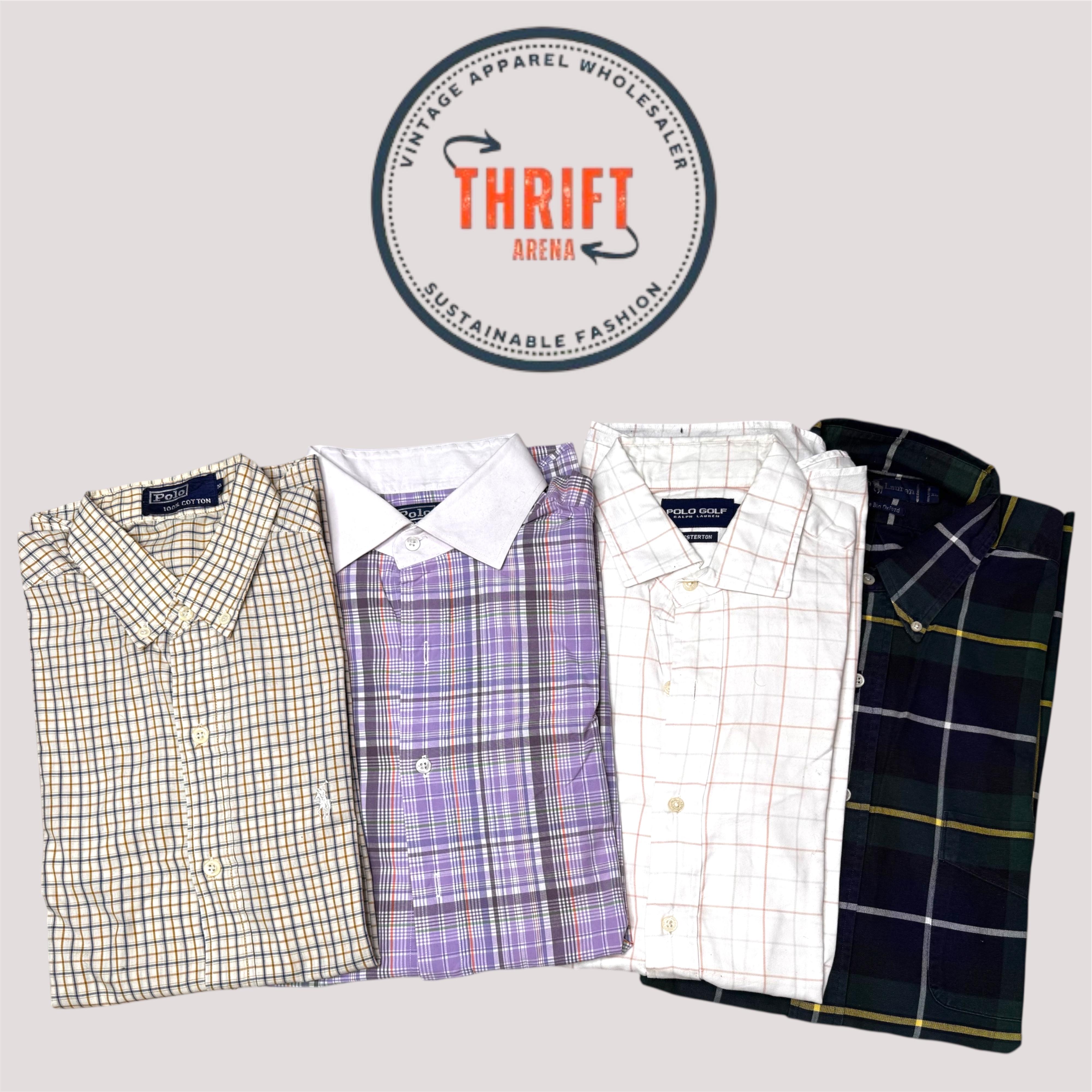 T1050 Ralph Lauren Shirts Orignal (Without Pony)10PCs