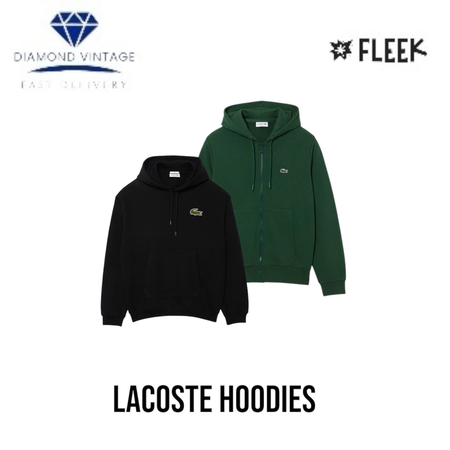 Sensuais hoodies Lacoste 17 peças (DV-6-12)