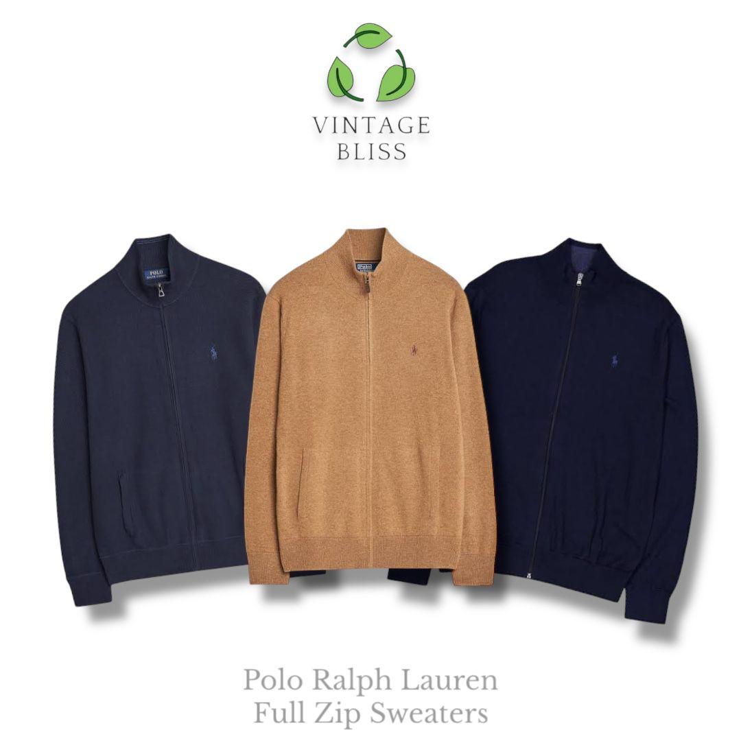Suéter com Zíper Total Polo Ralph Lauren 20 Peças