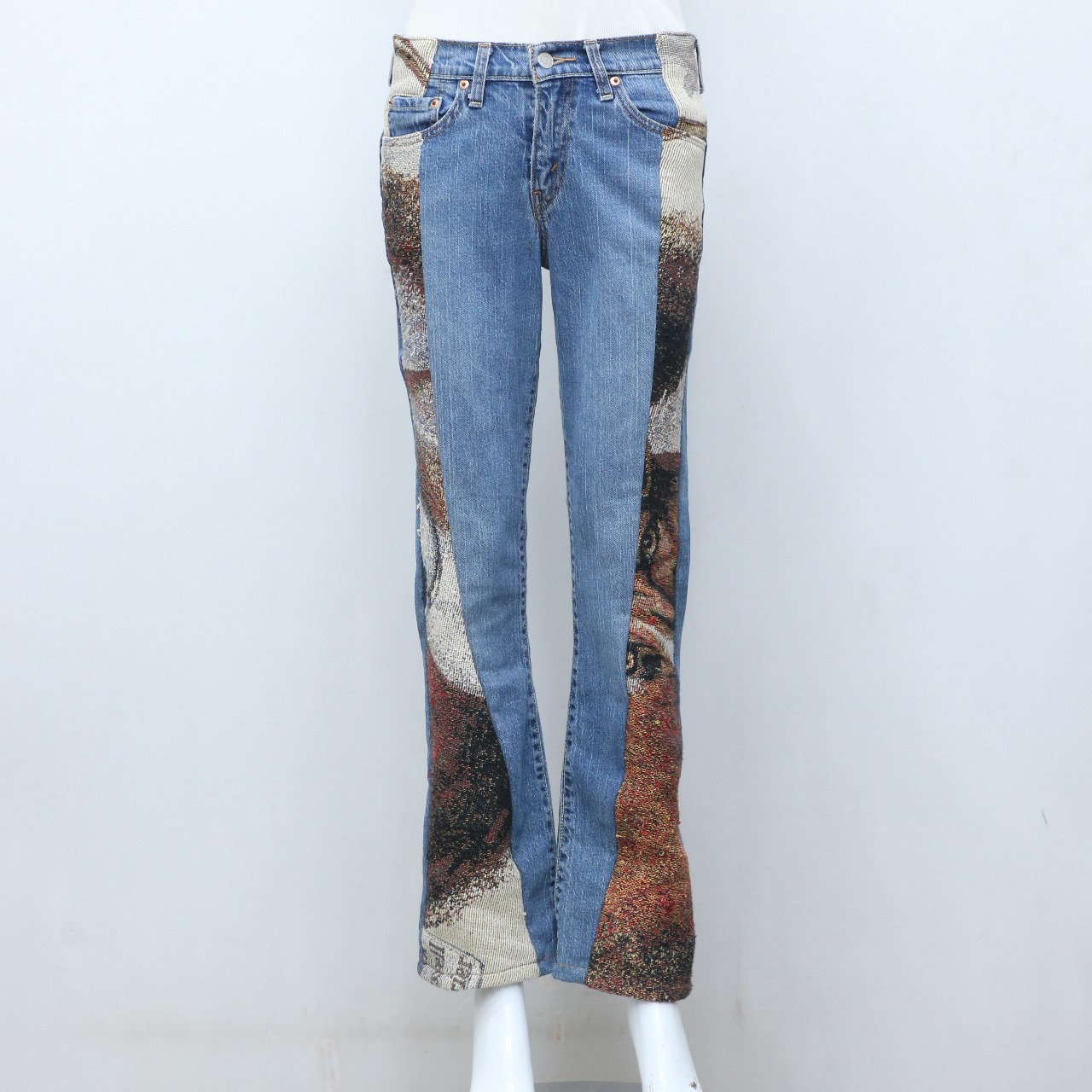 CV0197 Upcycled Tapersty Denim Pants - 20 Pcs
