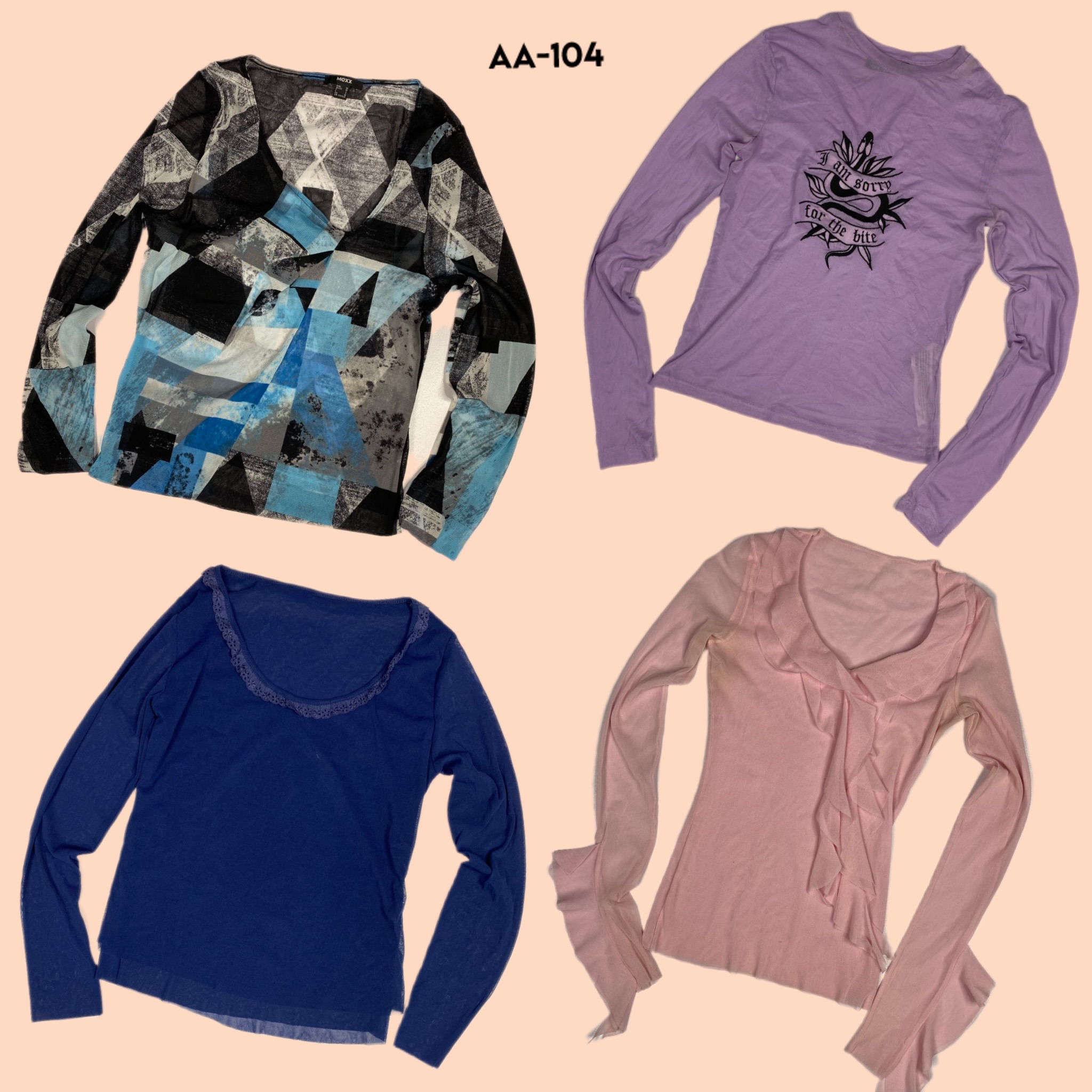 Y2K Pretty Girl Full Sleeve Tops (AA-104)