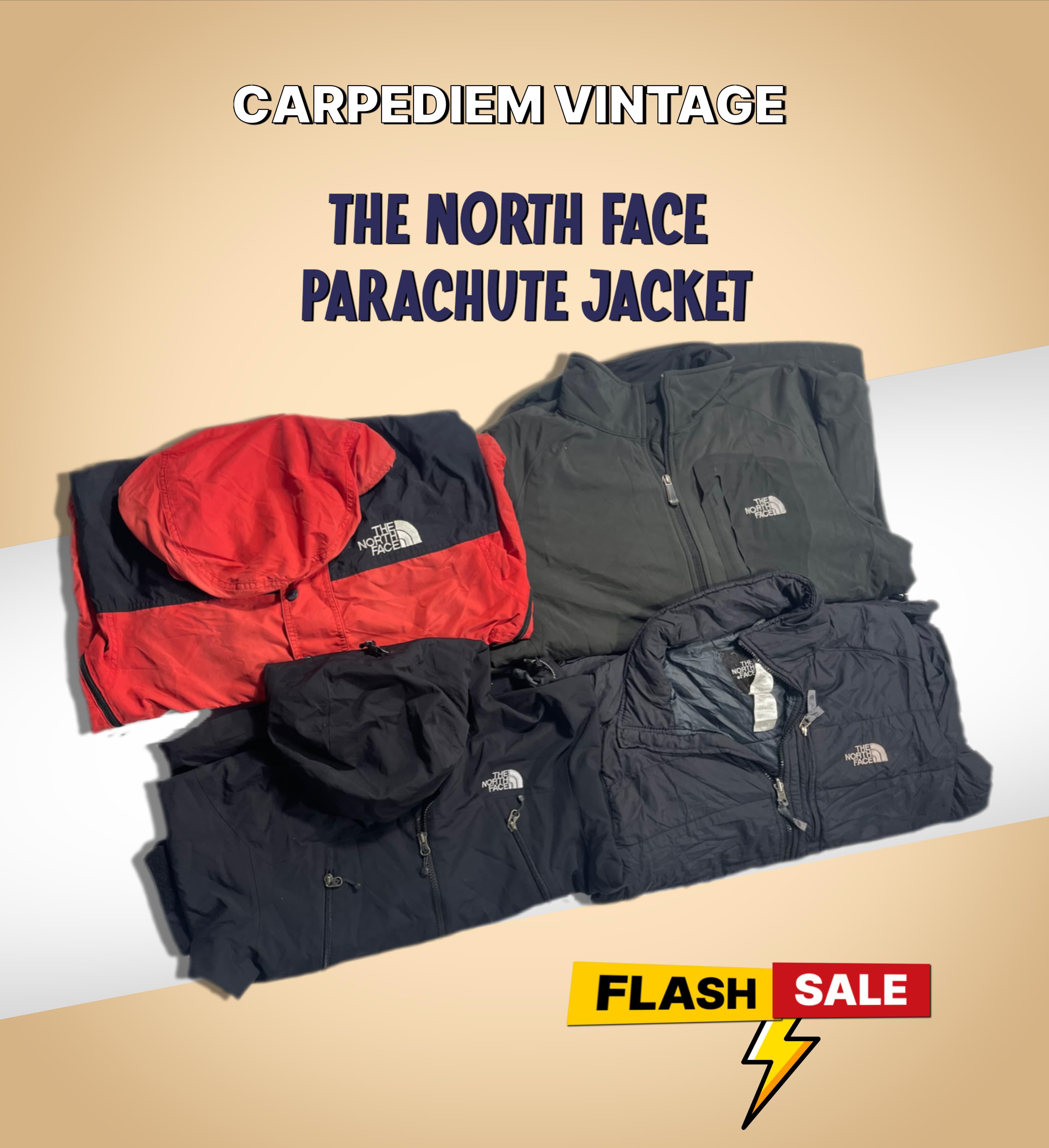 TNF PARACHUTE JACKETS