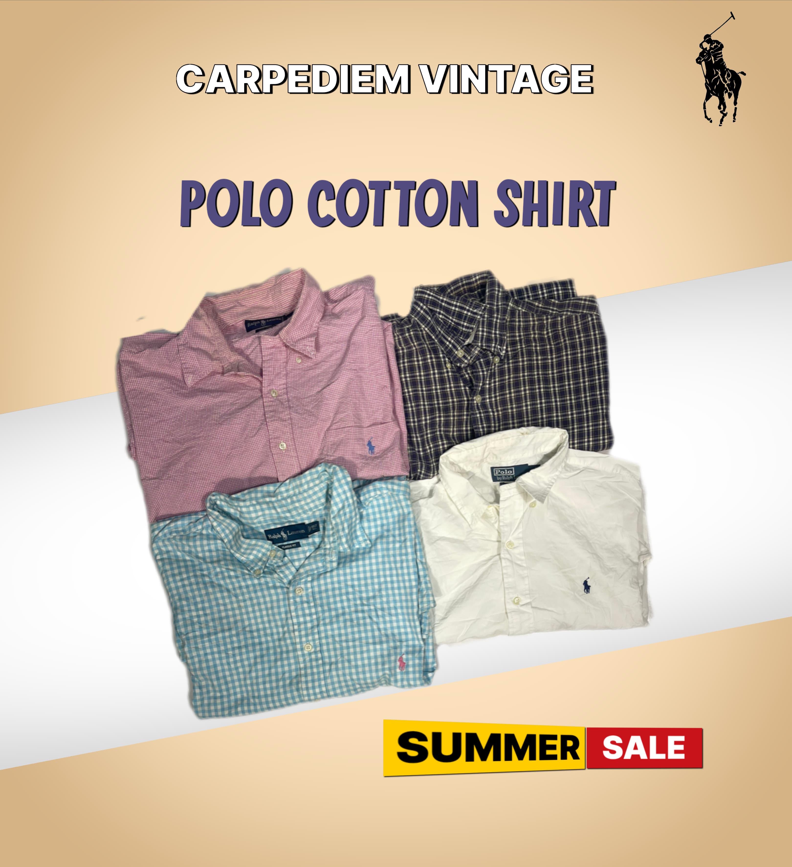CHEMISES EN COTON POLO RL