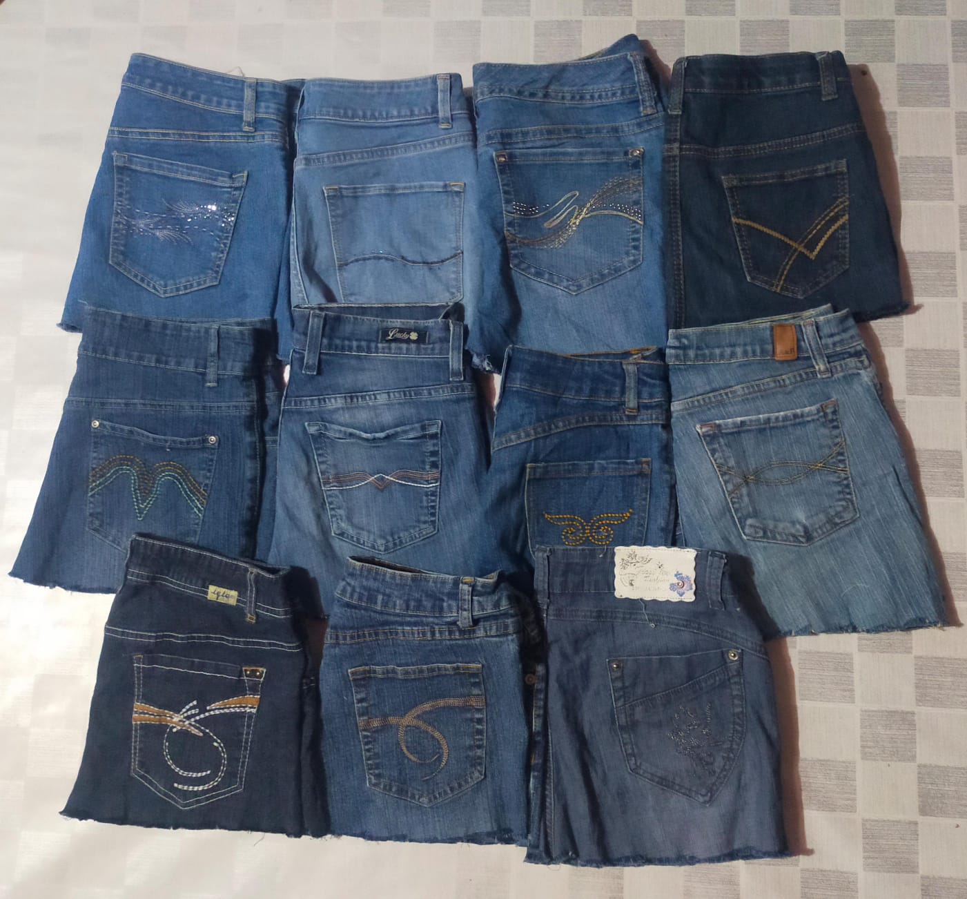 LEE, CATO AND OTHER MIX BRANDS MINI SKIRTS (ID 1121)
