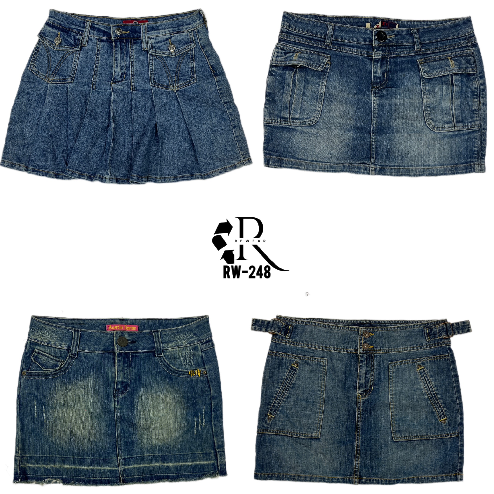 Y2K Denim Mini Skirts (RW-248)
