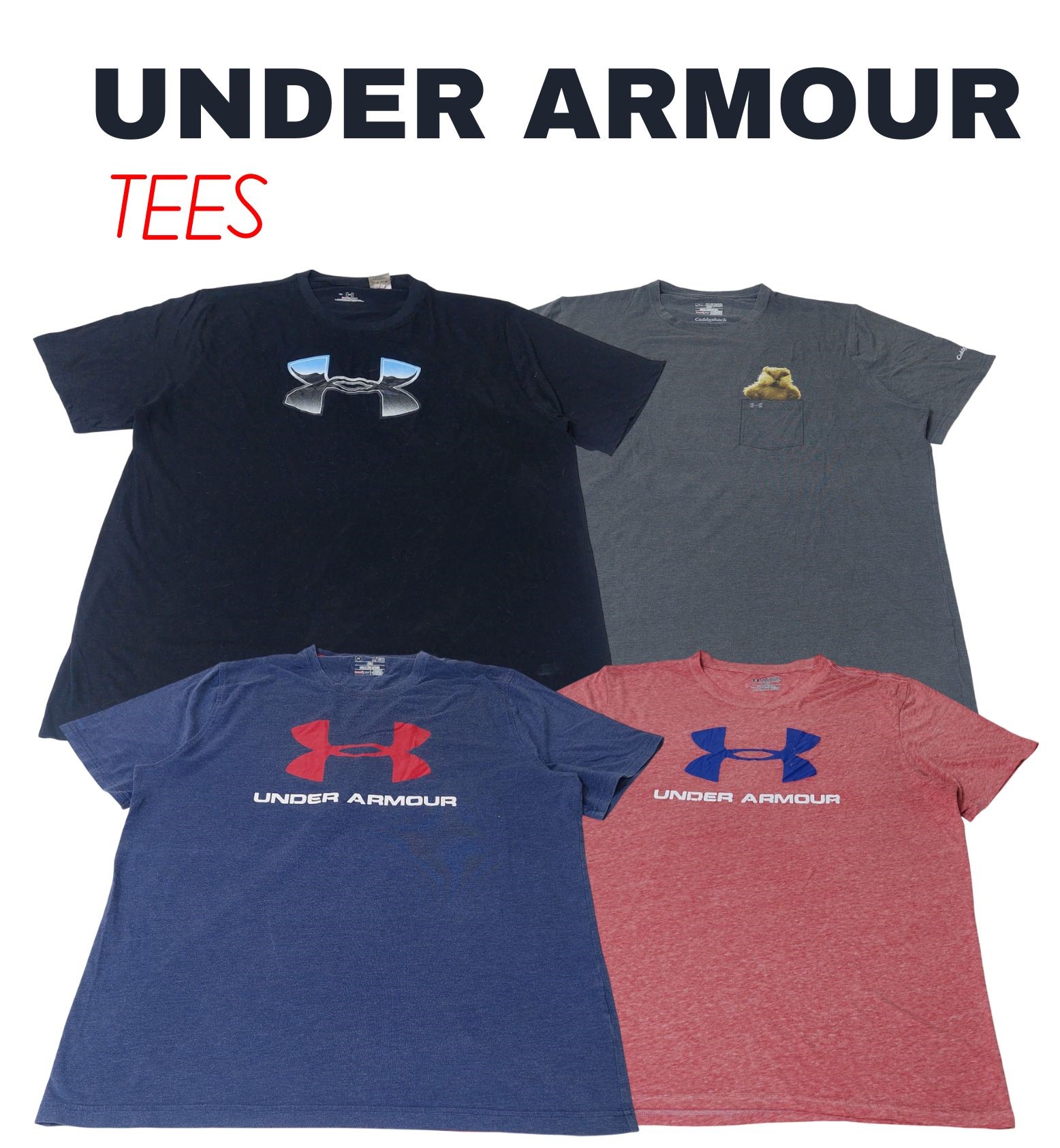 UNDER ARMOUR PRINTED T SHIRTS