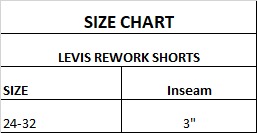 HD831 Überarbeitete Levis Micro Mini Shorts - 32 Stück