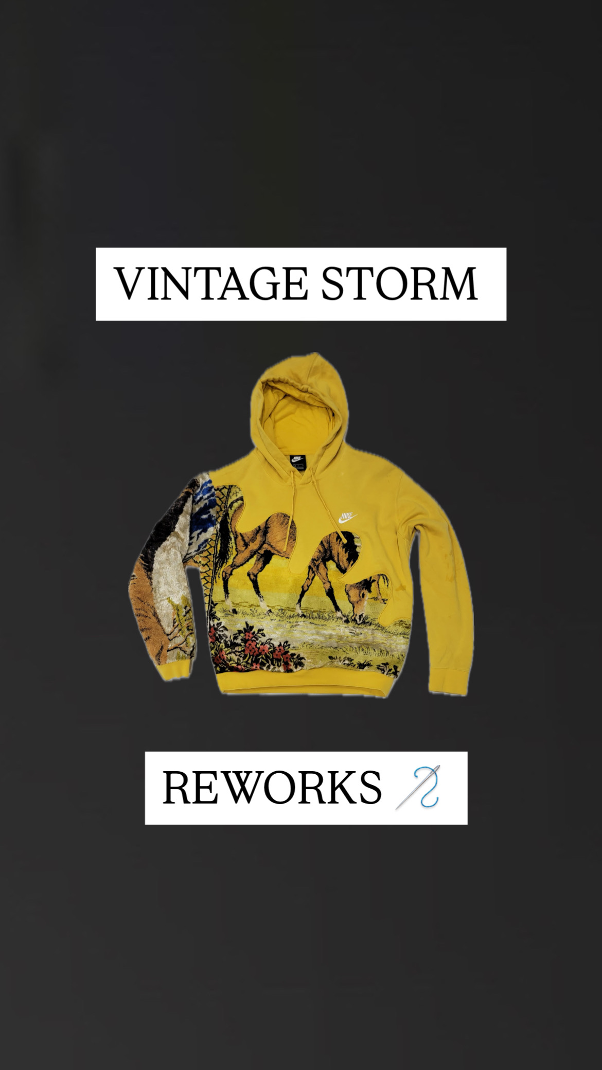 Nike Rework Hooded Sweatshirts MOQ 20Pcs