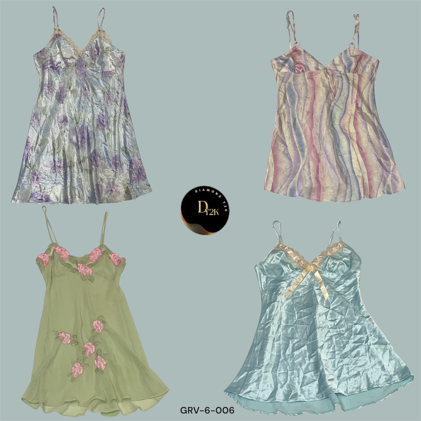 Trendy Blue & Green Floral Print Mini Dress – Flirty & Fun (GRV-6-006)