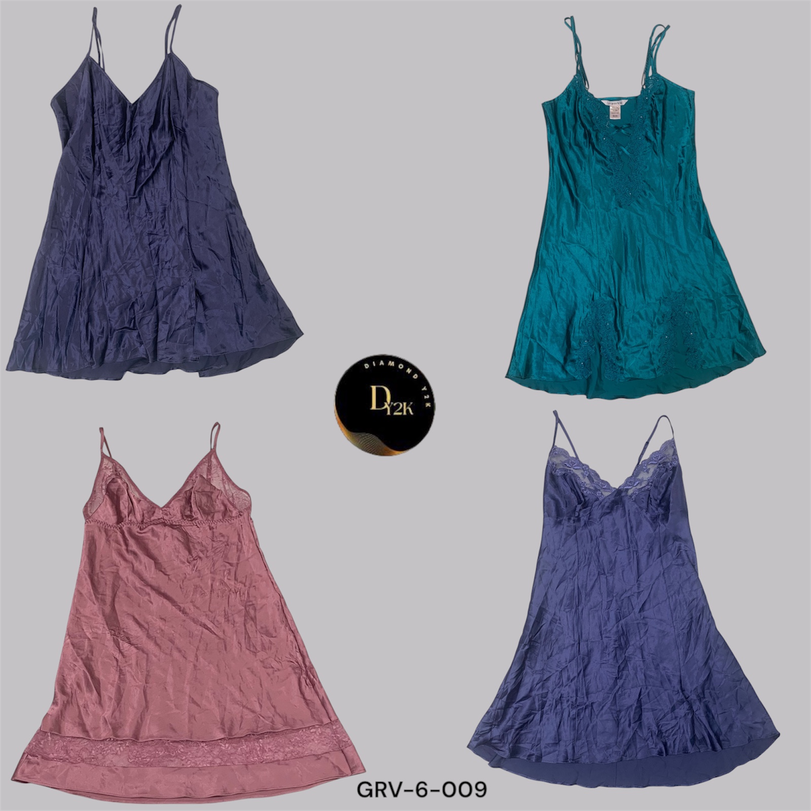 Midnight Charm Dark Lace Slip Dress for Every Occasion (GRV-6-009)