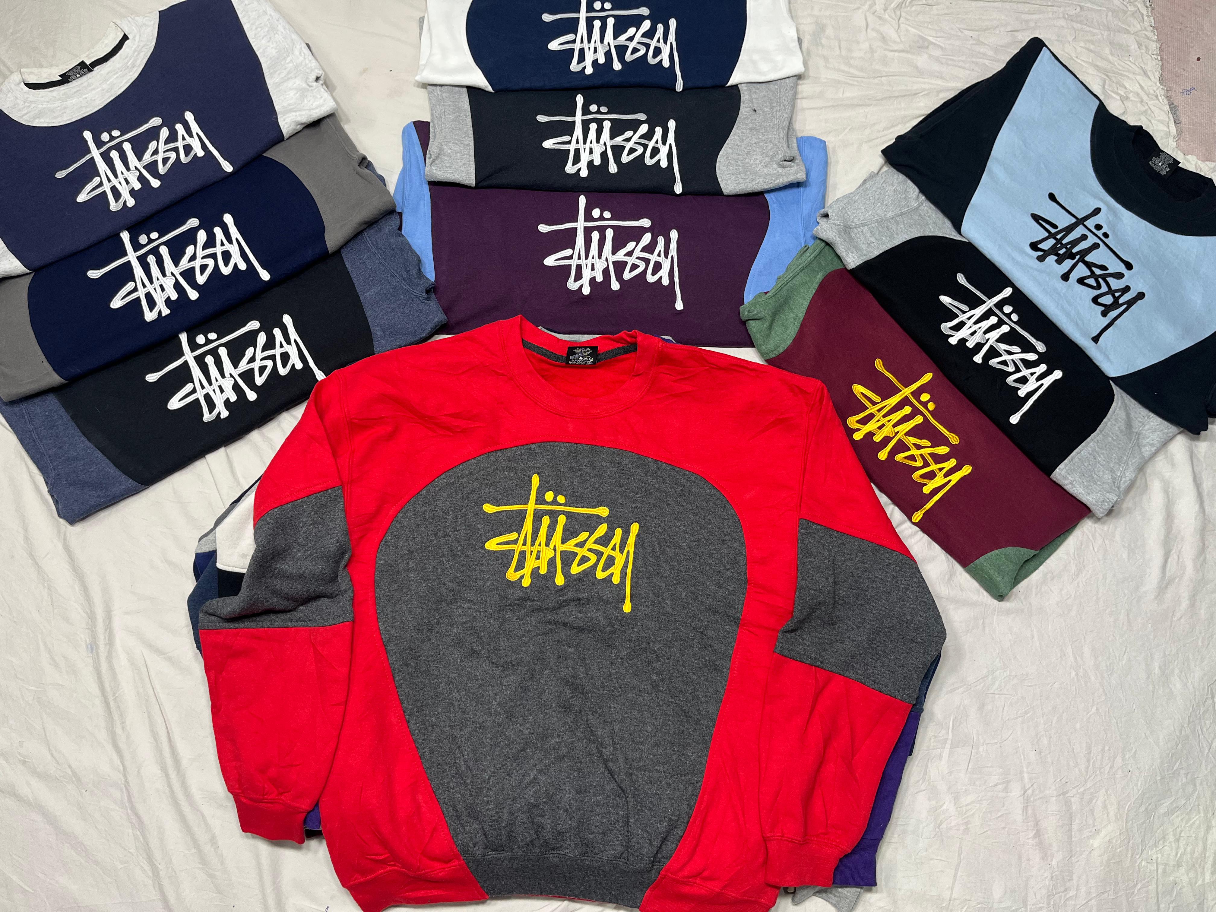 Rework Style Sweatshirt Stüssy.
