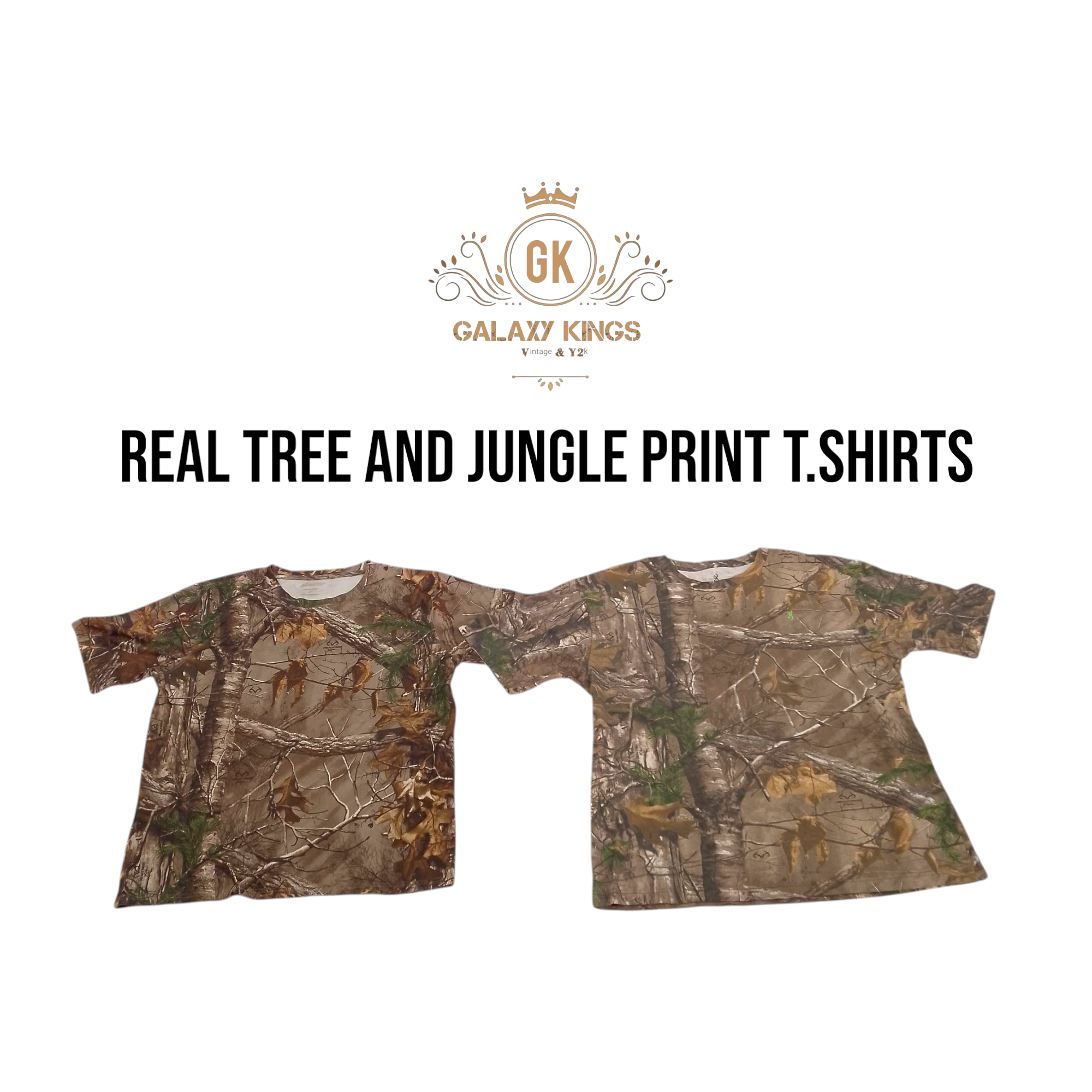 Realtree and Jungle Print T.shirts