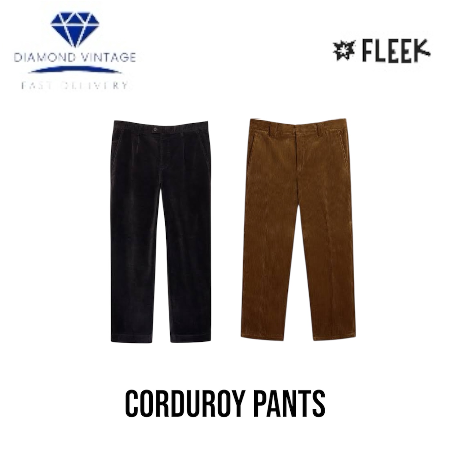 Corduroy pants 9pcs ( DV -6- 22£