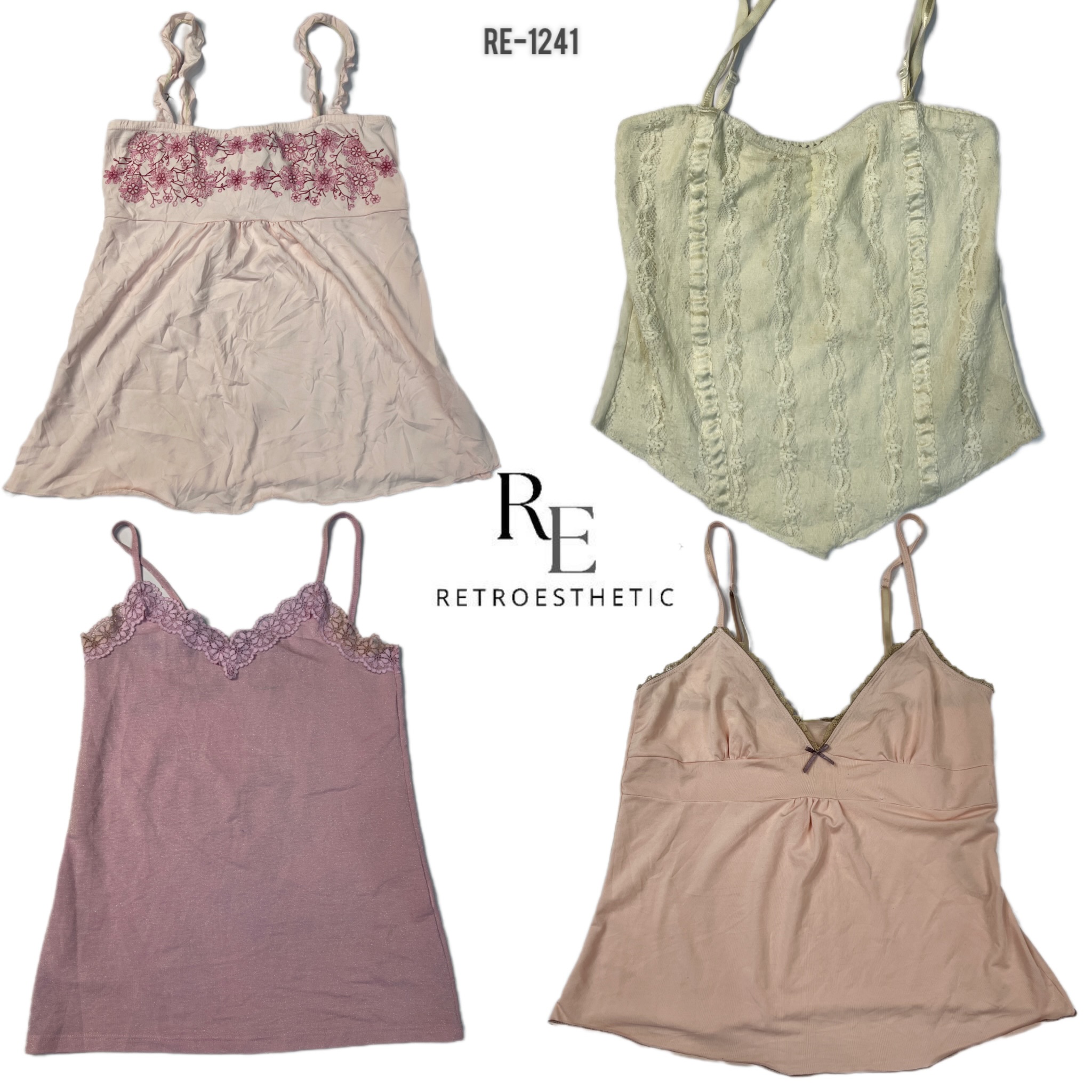Top Cami Soft Girl Era Y2K (RE-1241)